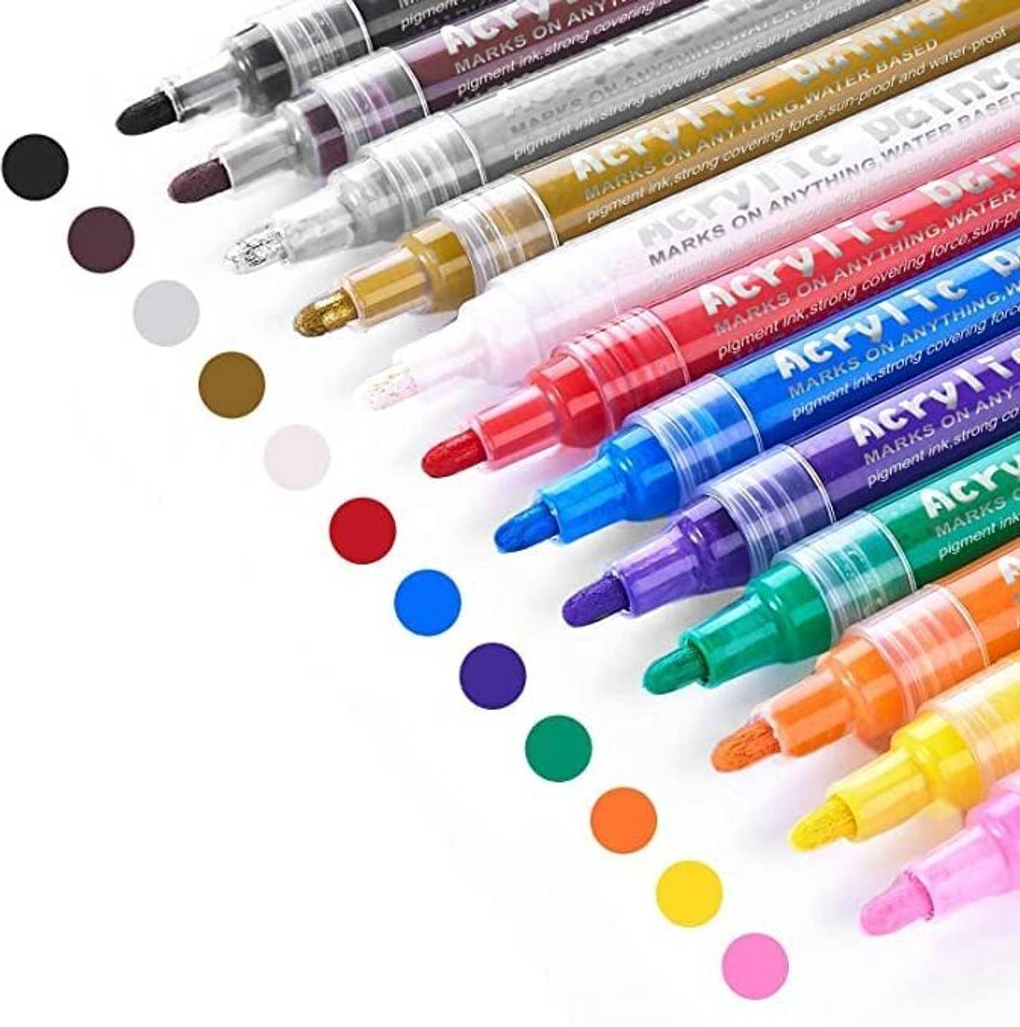 ubuy alerie acrylic paint pens