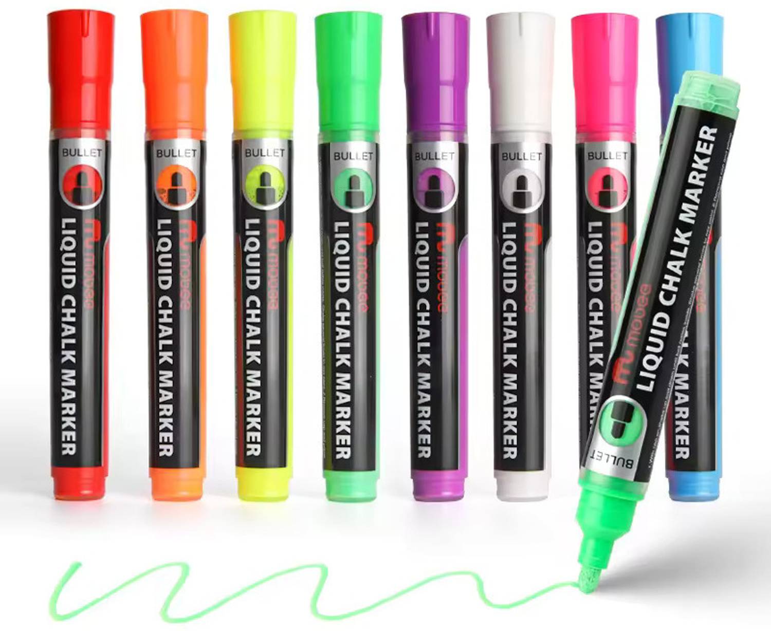writing wet chalk markers