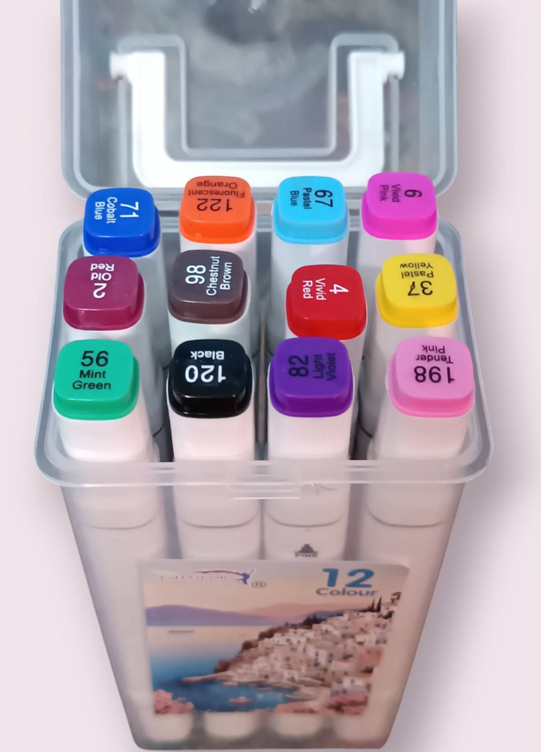 Aarohi Permanent alcohol marker pen set of 12