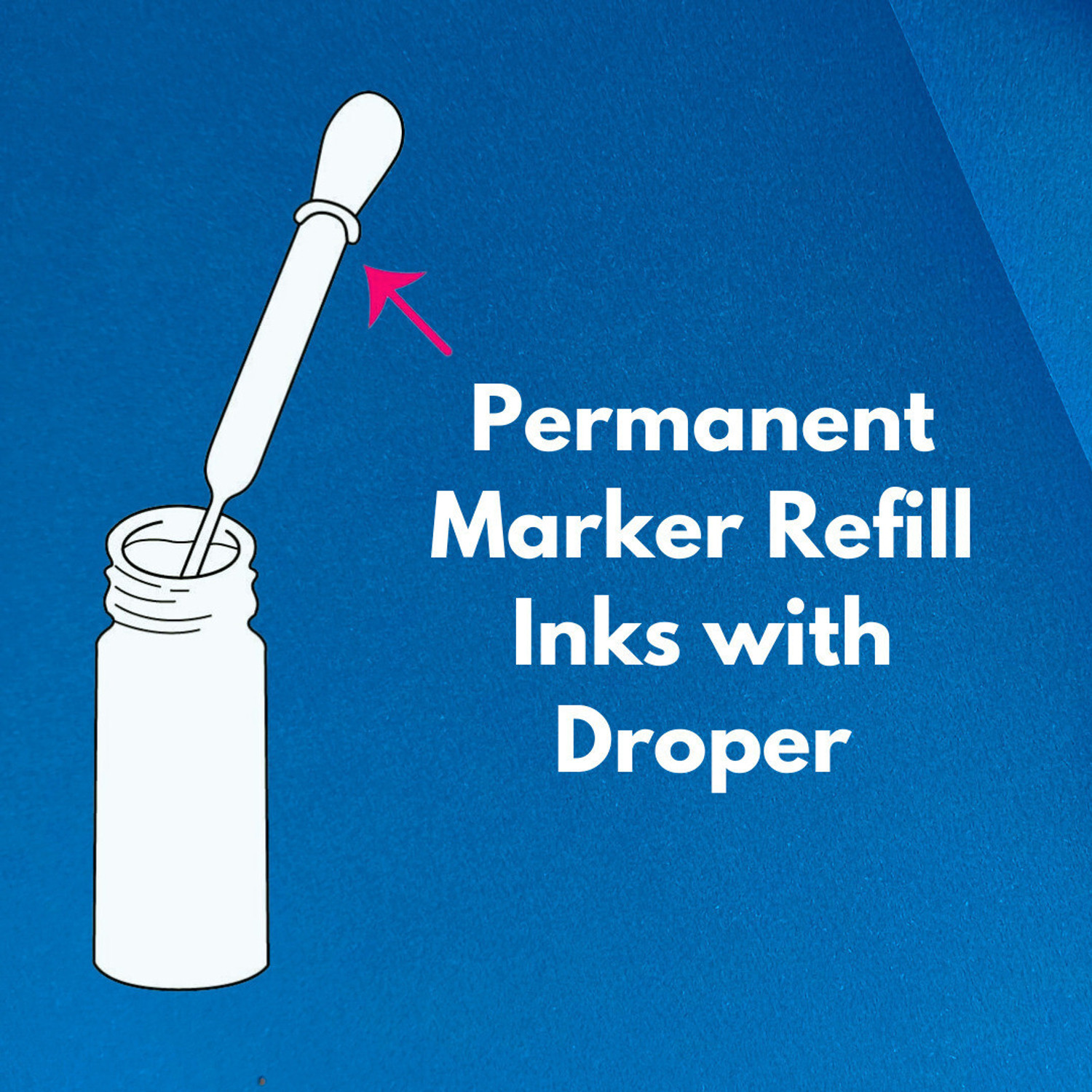 Image of Soni Officemate Permanent Marker Ink 500 ml Marker Refill