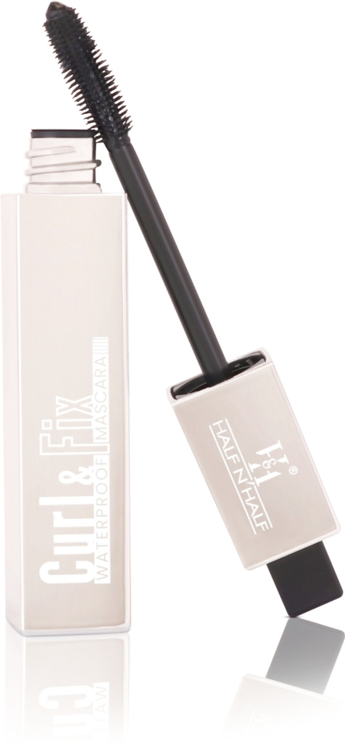 Image of Half N Half Curl & Fix Volumizing Smudge Proof Long Lasting All Day Wear Waterproof Mascara 13 ml