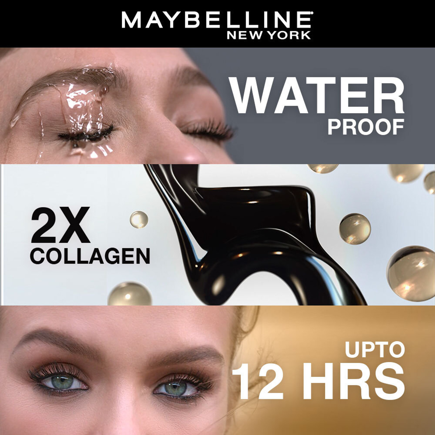 Image of MAYBELLINE NEW YORK Colossal Waterproof Mascara| Volumizing | All Day Wear | Black 10 ml