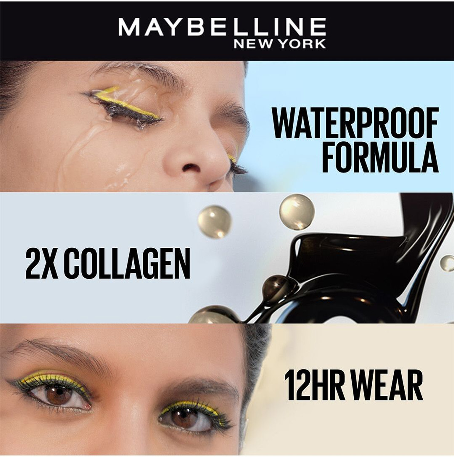 Image of MAYBELLINE NEW YORK Volume Express Colossal Masacara, Waterproof 10 ml