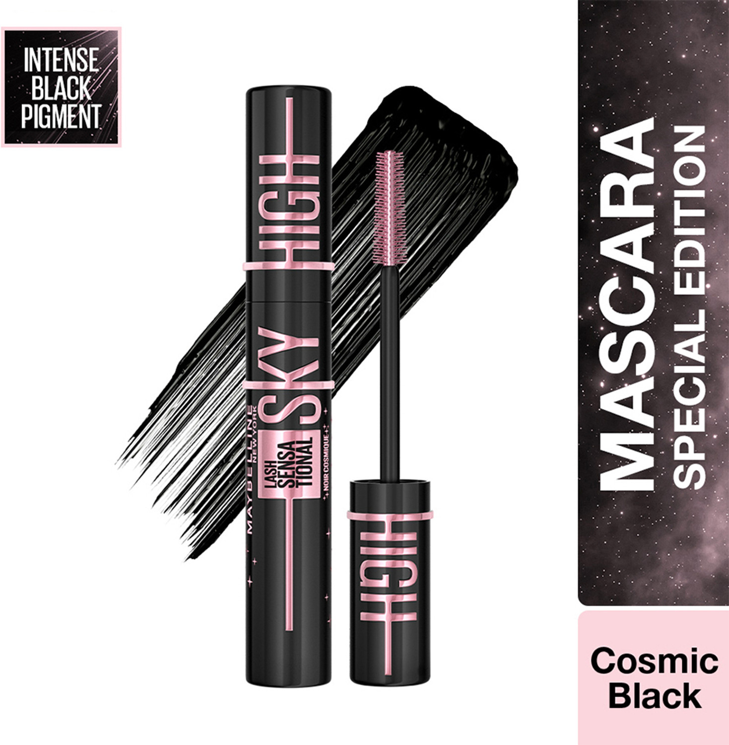 Image of MAYBELLINE NEW YORK Lash Sensational Sky High Mascara Limited Edition - Cosmic Black Waterproof 6 ml