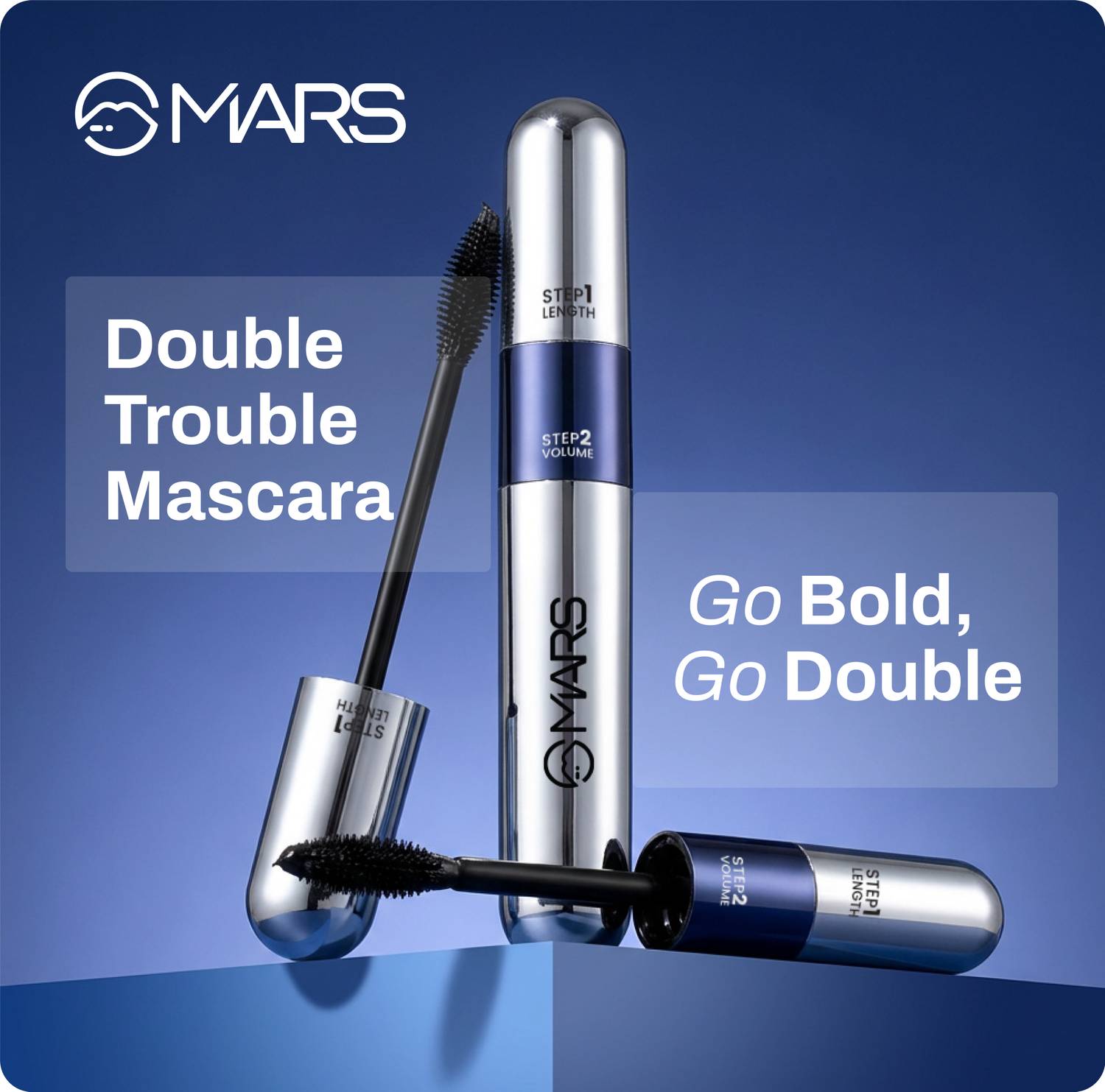 MARS 2in1 Volumizing and Lengthening Mascara 15 ml - Image 2