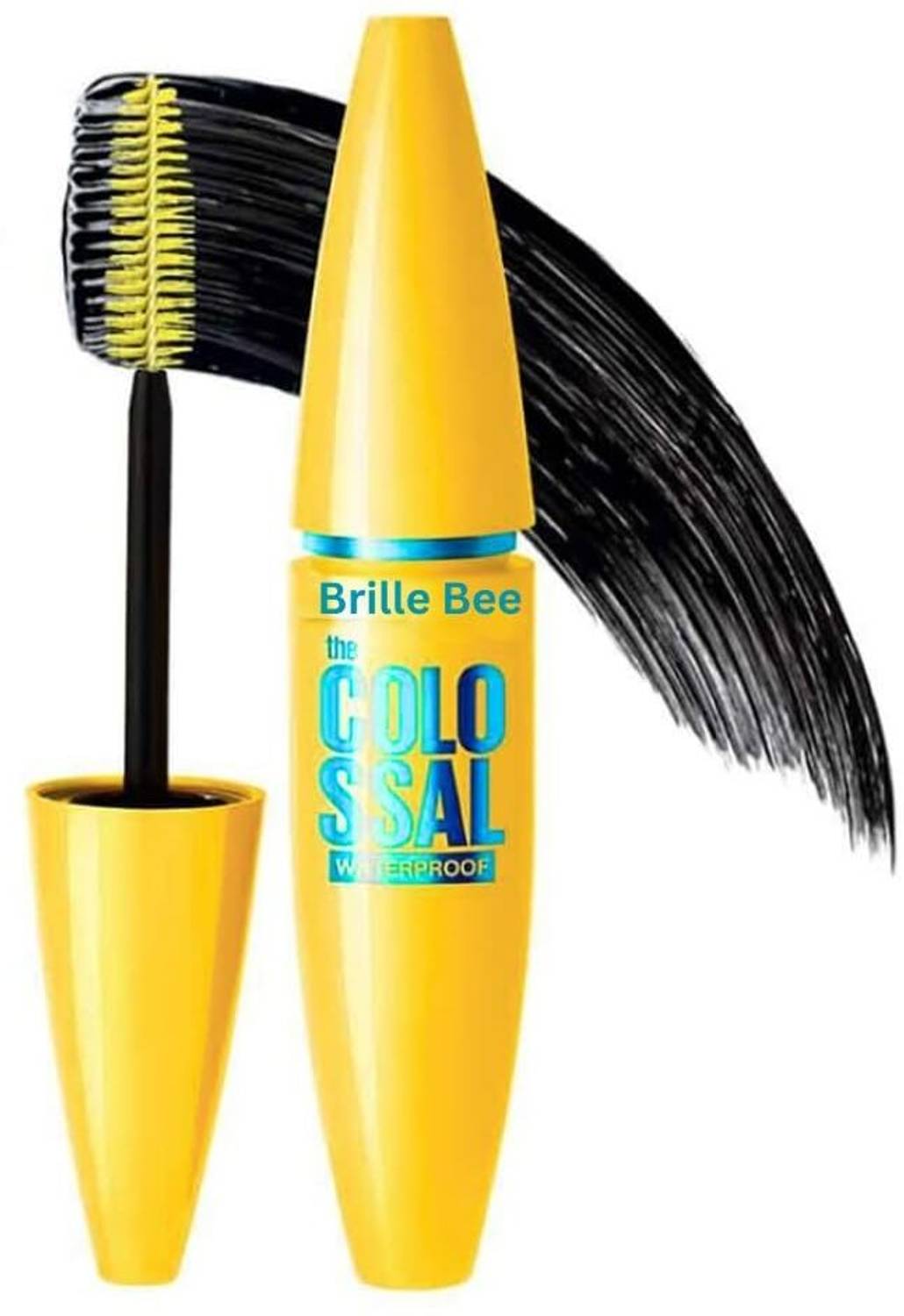 BOLT BEE Colossal Volumizing Black Mascara, Smudge-Proof, Long-Lasting