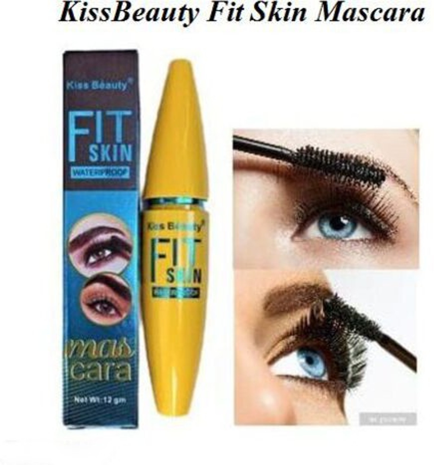 Image of Kiss Beauty FIT SKIN WATERPROOF MASCARA 12 g