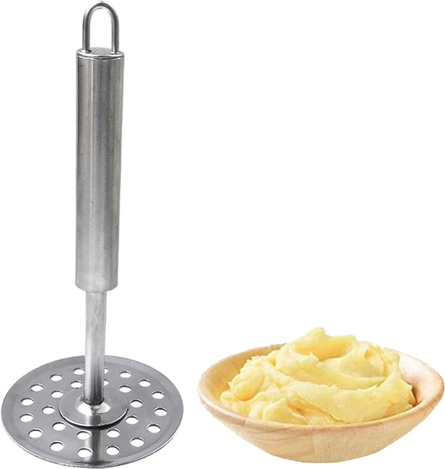Ayush Enterprises Premium Stainless Steel Potato Masher Aluminium, Stainless Steel Masher — Kitchen Tools & Gadgets