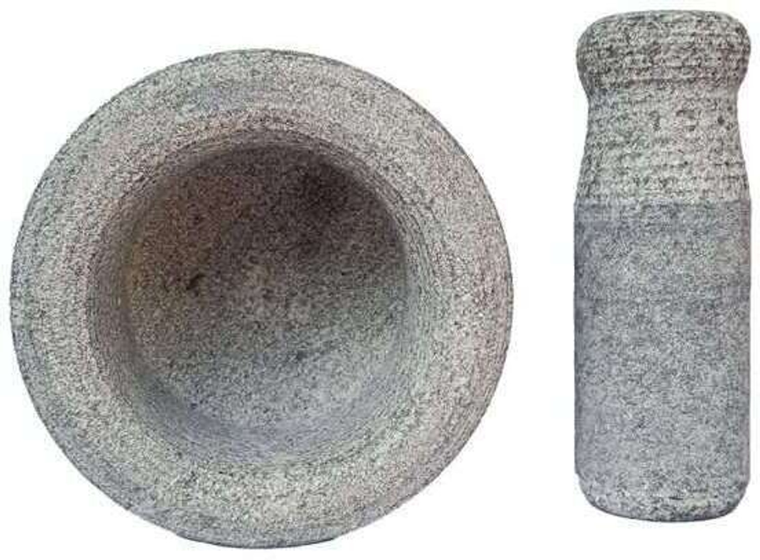 Image of Muthaiya traders Ohkli Musal /IdiKallu /Khal Musal / Ural Set /Khalbatta okhliMasher 3.5 inch Stoneware Masher