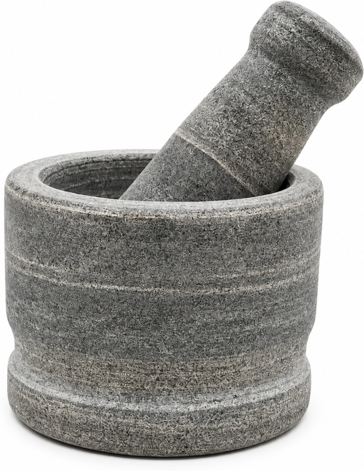 Image of Muthaiya traders Ohkli Musal /IdiKallu /Khal Musal / Ural Set /Khalbatta okhliMasher 3.5 inch Stoneware Masher