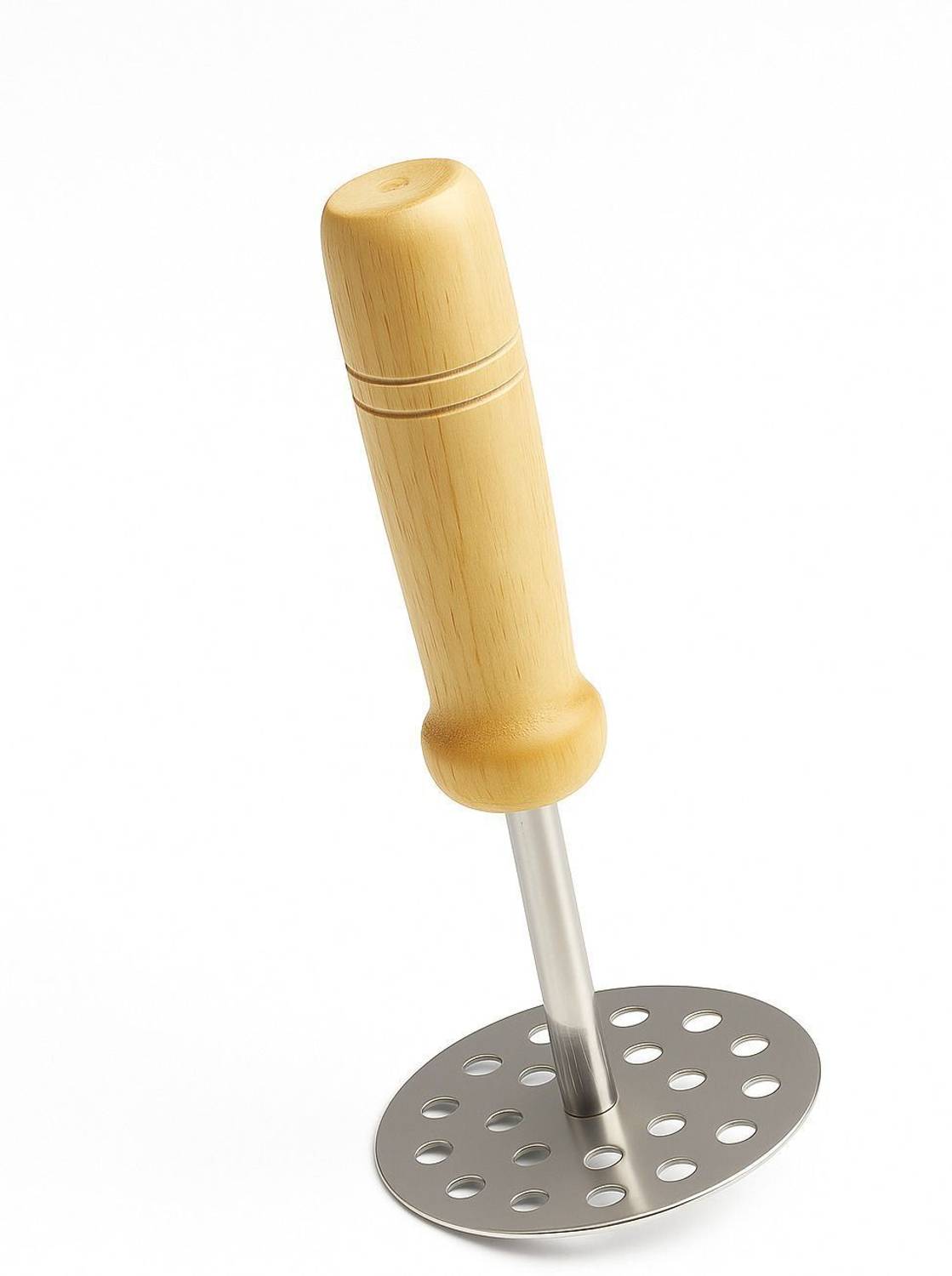 ABC Steel Base Wooden Masher Wood, Steel Masher