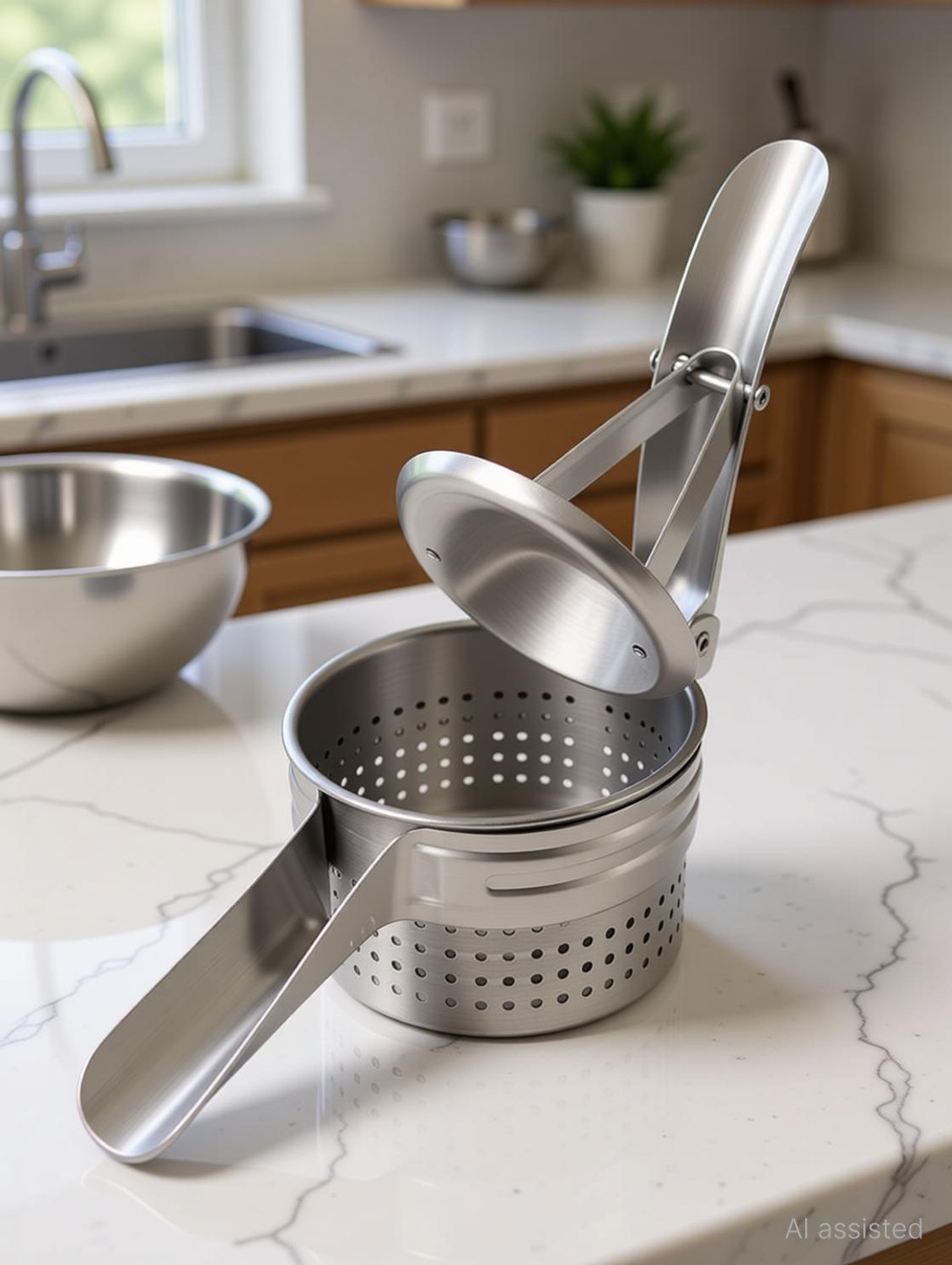 Image of frogtail handy potato masher Stainless Steel Masher