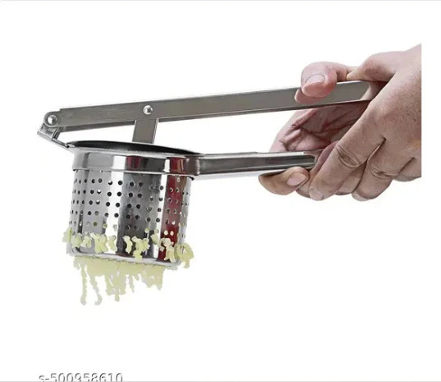 Image of frogtail handy potato masher Stainless Steel Masher