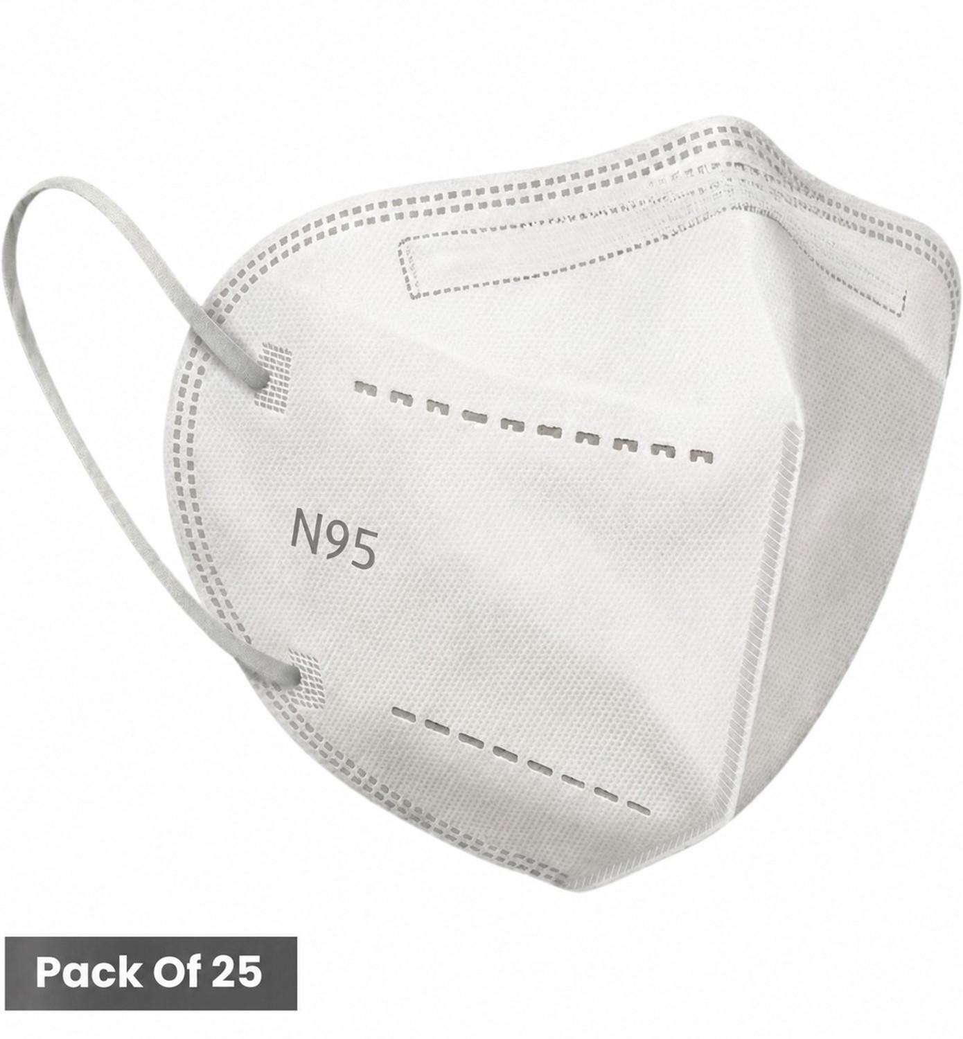 Image of The Divine Exports N95 Mask N95 white var25 Reusable, Washable