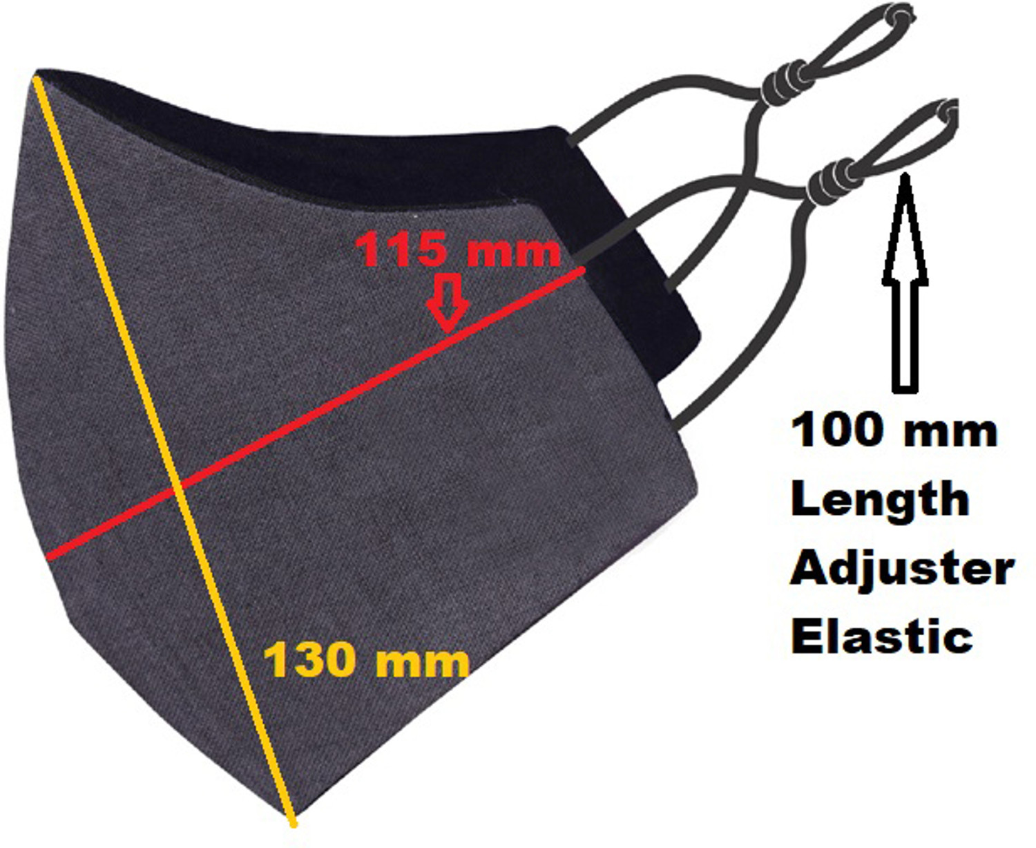 Image of Corosafe Anti pollution Mask for Men & Women Cloth Mask With Melt Blown Fabric Layer