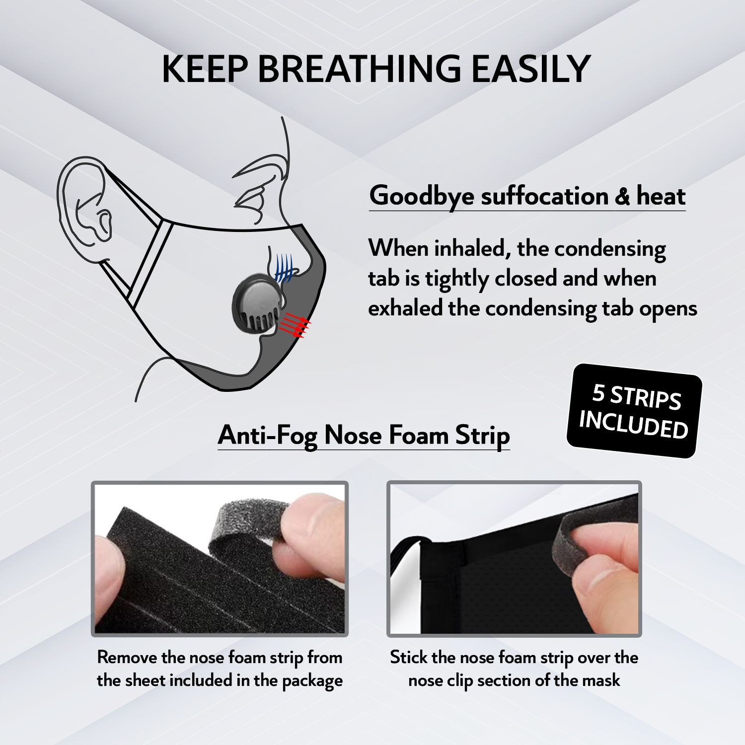 Image of QUARANT N99 Anti-Pollution Cloth Mask with 5 Carbon PM 2.5 Filters & 5 Nose Foam Strips N 99 Reusable Cloth Mask With Melt Blown Fabric Layer