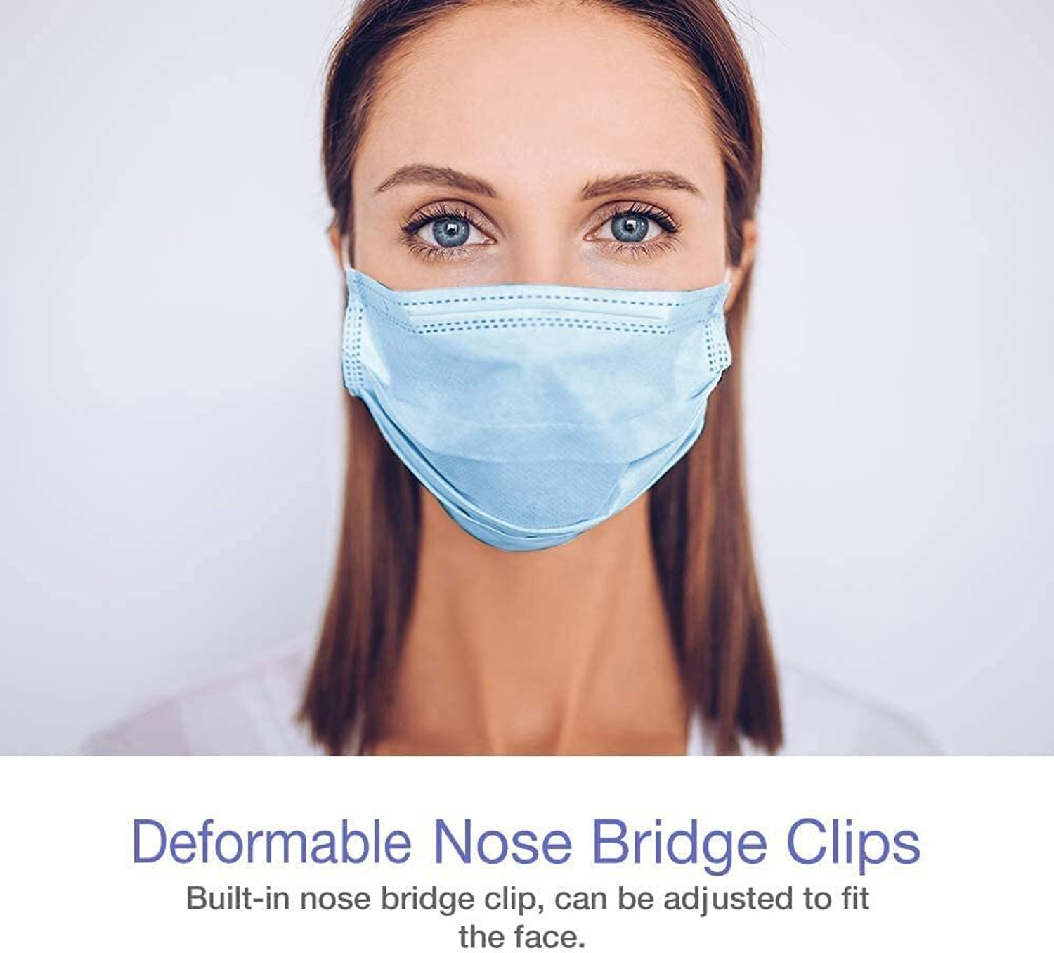 Image of Vaghani 200Pcs With Pin Black and Blur 3 Ply Pharmaceutical Surgical Mask with 3 Layer 3 Ply Surgical Mask (200 Pcs ( Black +Blue)) Surgical Mask With Melt Blown Fabric Layer