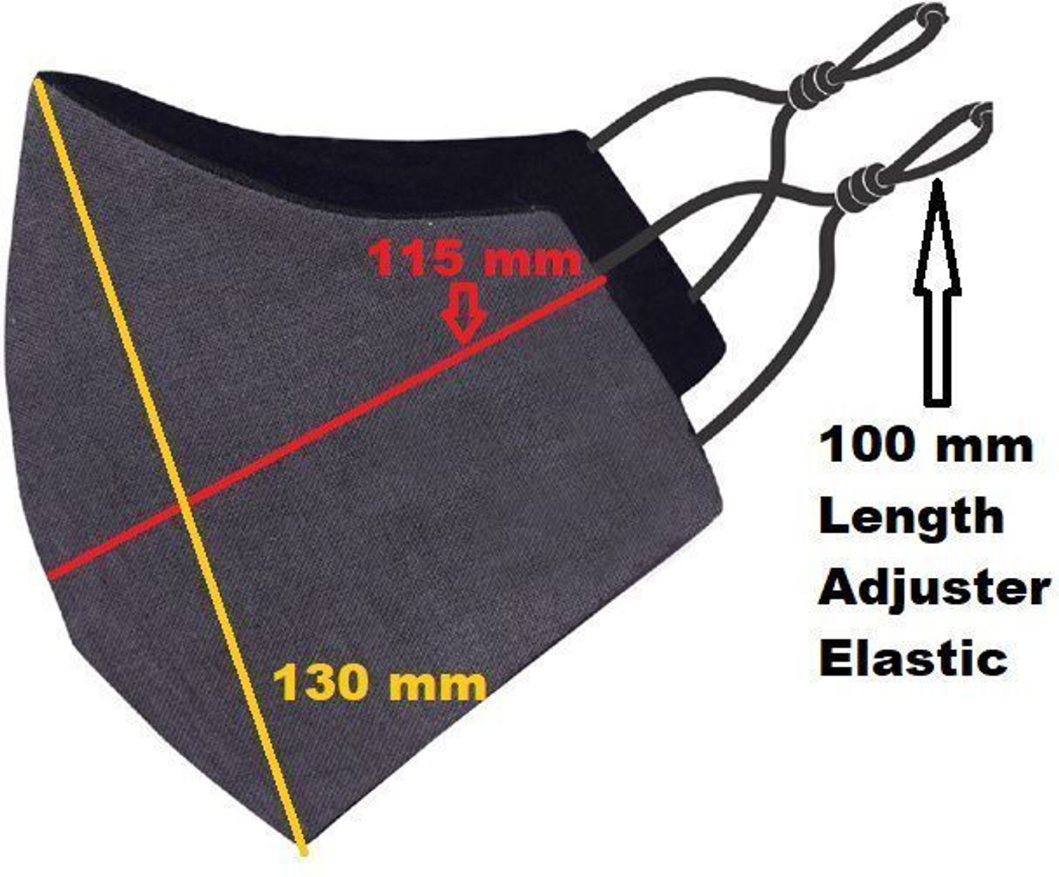 Image of Corosafe 6 Pcs Cloth Mask for Men & Women Washable, Reusable Cloth Mask With Melt Blown Fabric Layer