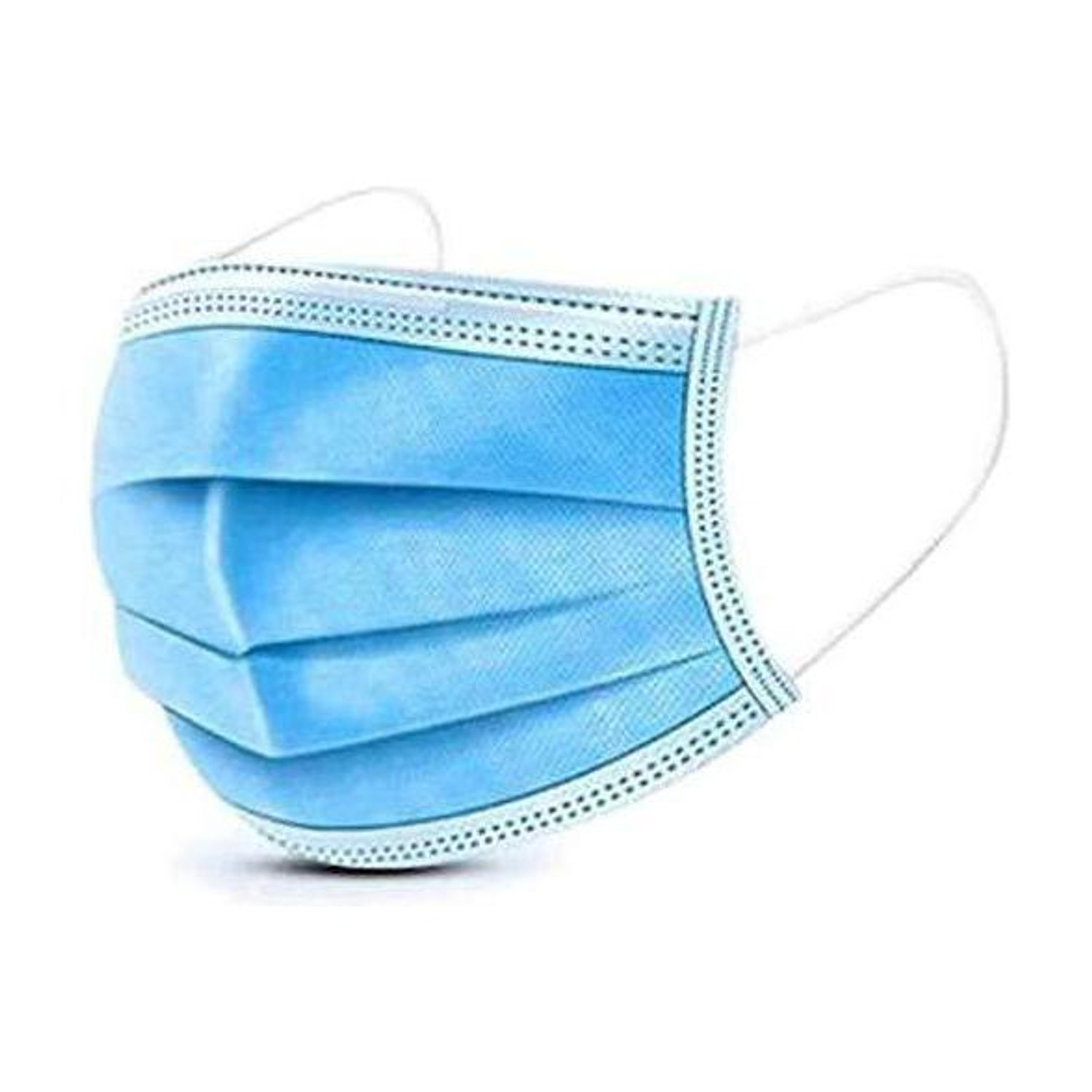 Image of BSRCARES 3 Ply Protective Face Mask, BFE >95% & PFE >90%,ISI,BIS,CE & ISO 9001:2015 Certified, Tested by SITRA, Complies to ISI Level 2 & EN14683 Type IIR, Premium Mask For Men and Women 3 Ply Surgical Disposable Face Mask With Thick Melt Blown (SMMS) Filter, Anti-Pollution, Anti-Virus, Anti-Bacteria Mask with Nose Clip, Comfortable Earloops, and Skin Friendly, BSPFM Water Resistant Surgical Mask With Melt Blown Fabric Layer (Blue, Free Size, , 3 Ply) Surgical Mask With Melt Blown Fabric Layer (Blue, Free Size, , 3 Ply) Water Resistant Surgical Mask With Melt Blown Fabric Layer Surgical Mask With Melt Blown Fabric Layer (Free Size, Pack of 100, 3 Ply)