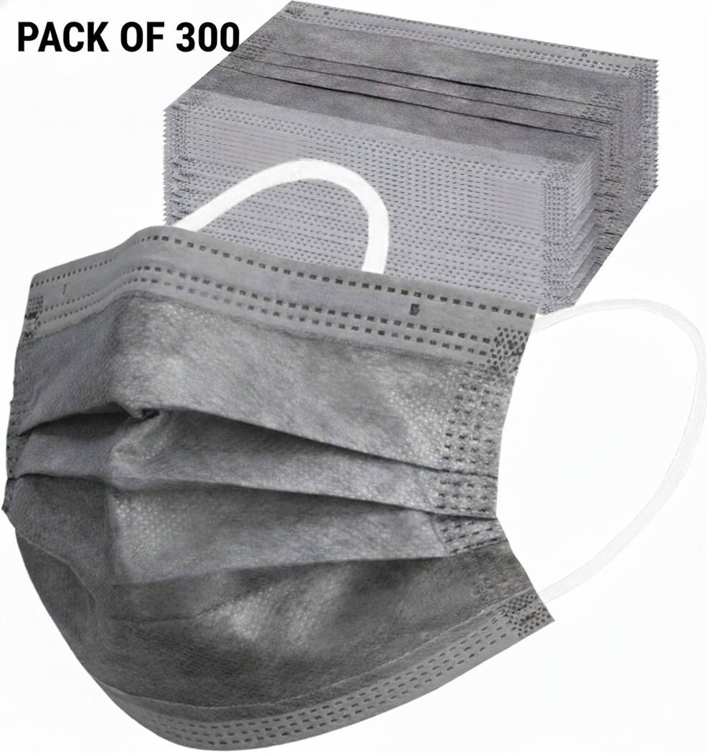 7SHIELD 300 PP GREY Surgical Mask With Melt Blown Fabric Layer