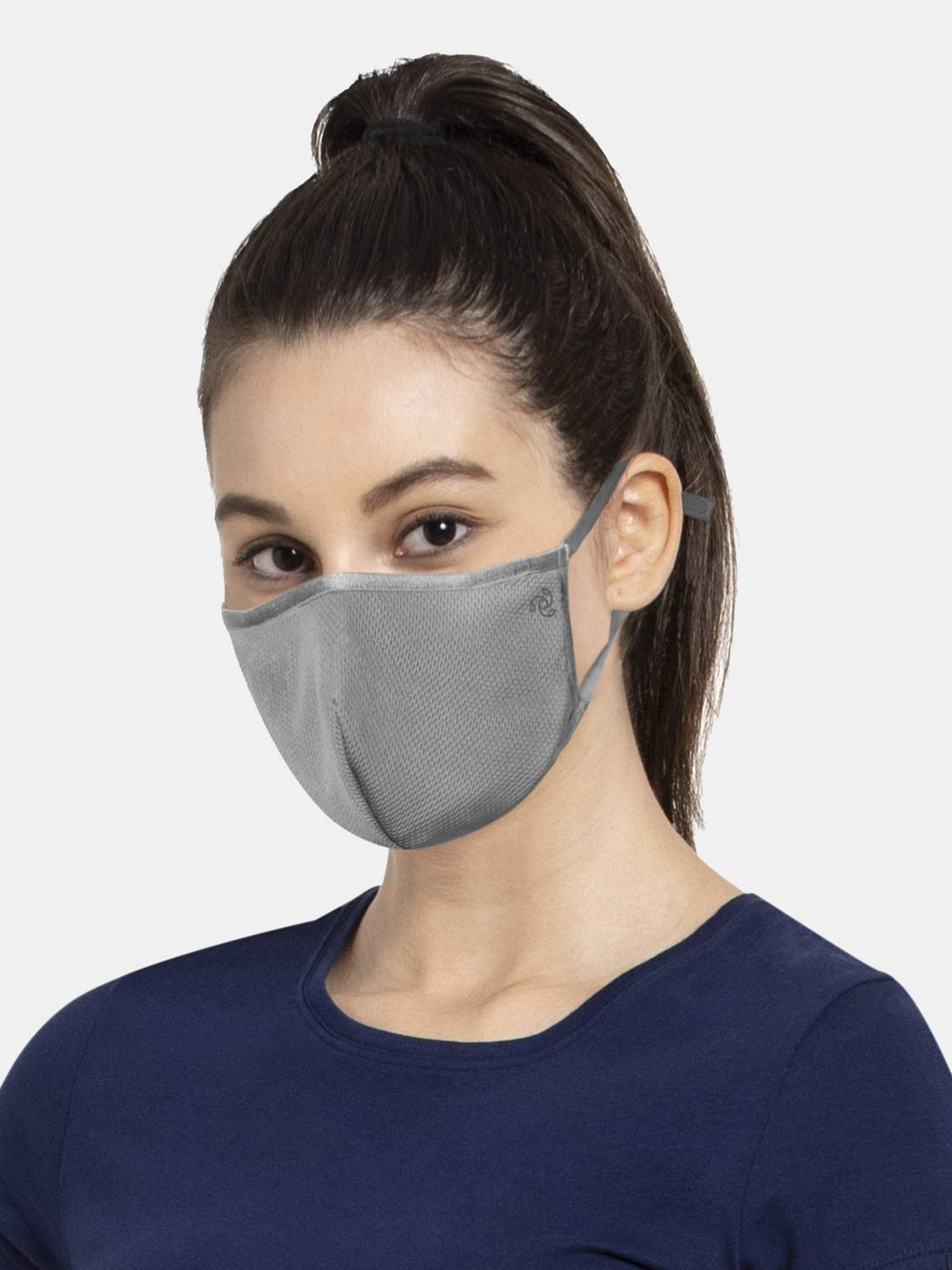 JOCKEY FM02 FM02-PFGRY Cloth Mask With Melt Blown Fabric Layer