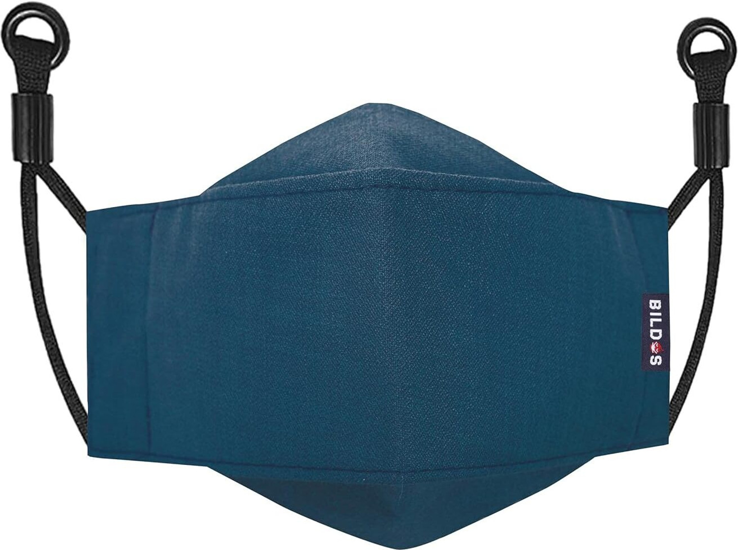 Image of BILDOS 3 Layer Pure Cotton 3D Designed Assorted color Mask With Adjustable Soft Earloop Cloth Mask With Melt Blown Fabric Layer