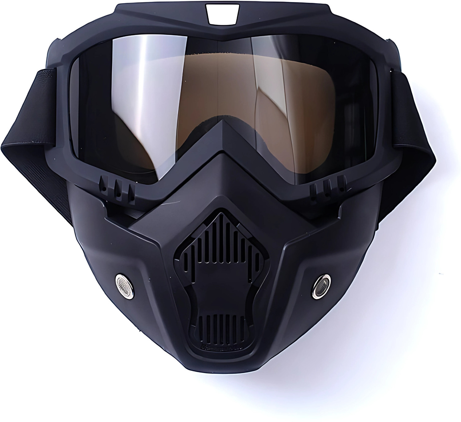 Image of KAVYARA Riding Armor Face Protective Cover Windproof Clear Glasses with Dust Filter Decorative Mask