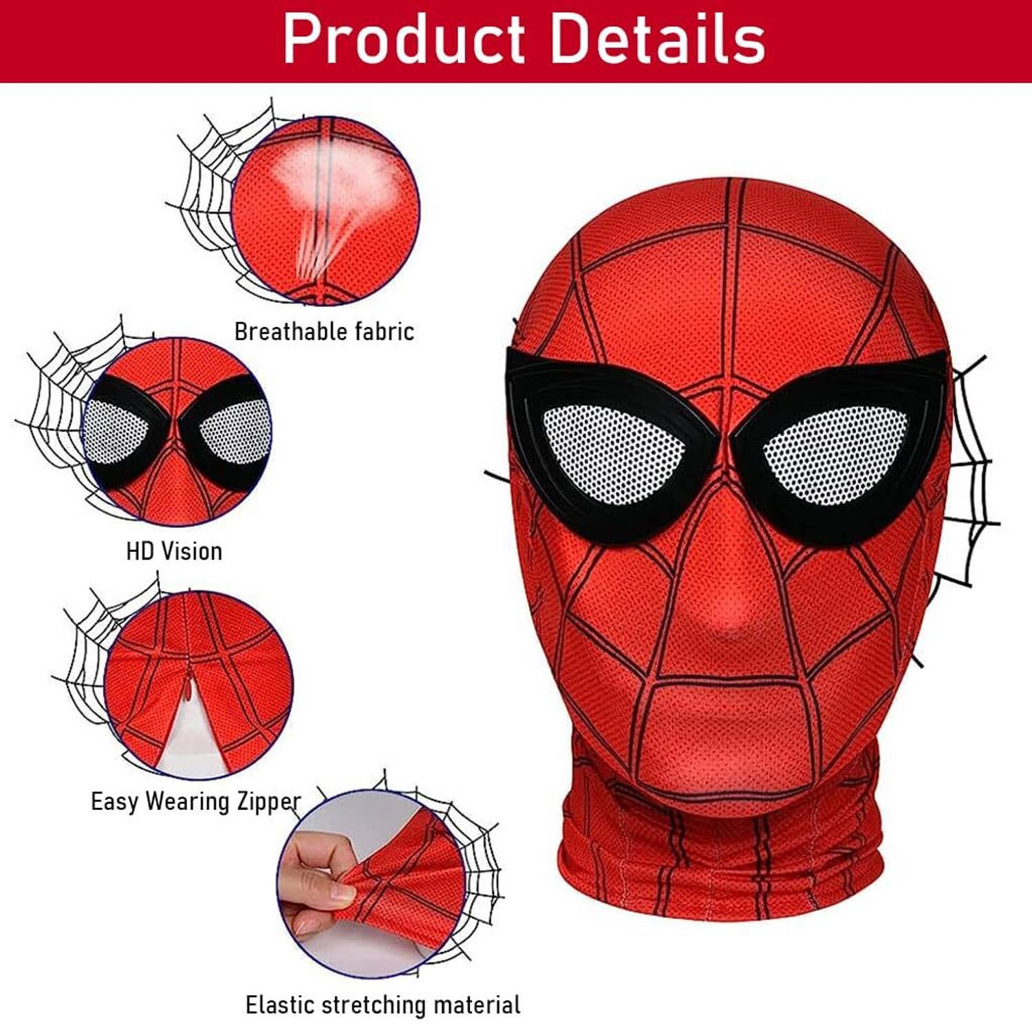 Zeitel 3D Spider-Man Mask - Image 5