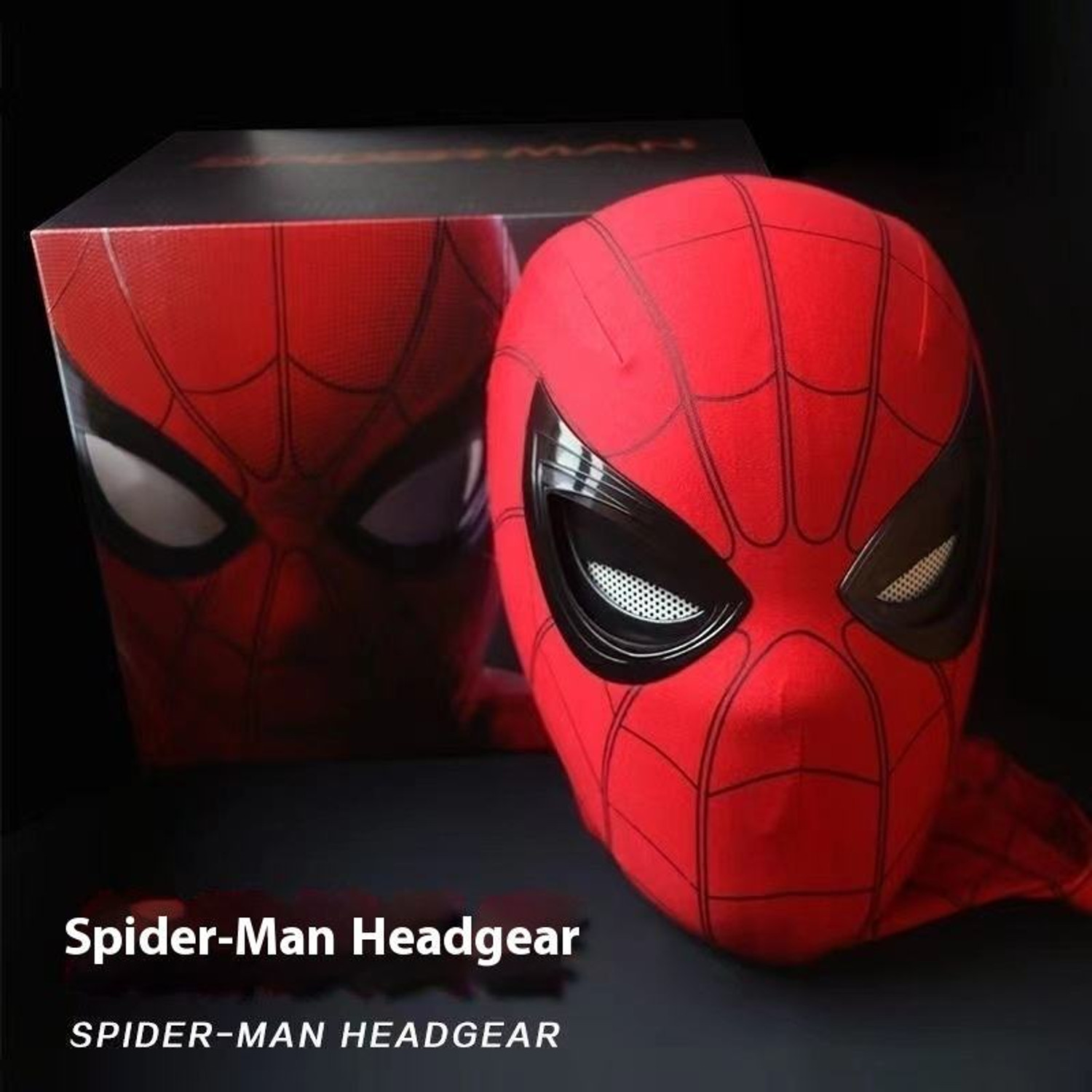 Image of Wengonvila Kids Spider-Style Superhero Mask with Blinking Eyes - Fun Costume Gift Party Mask