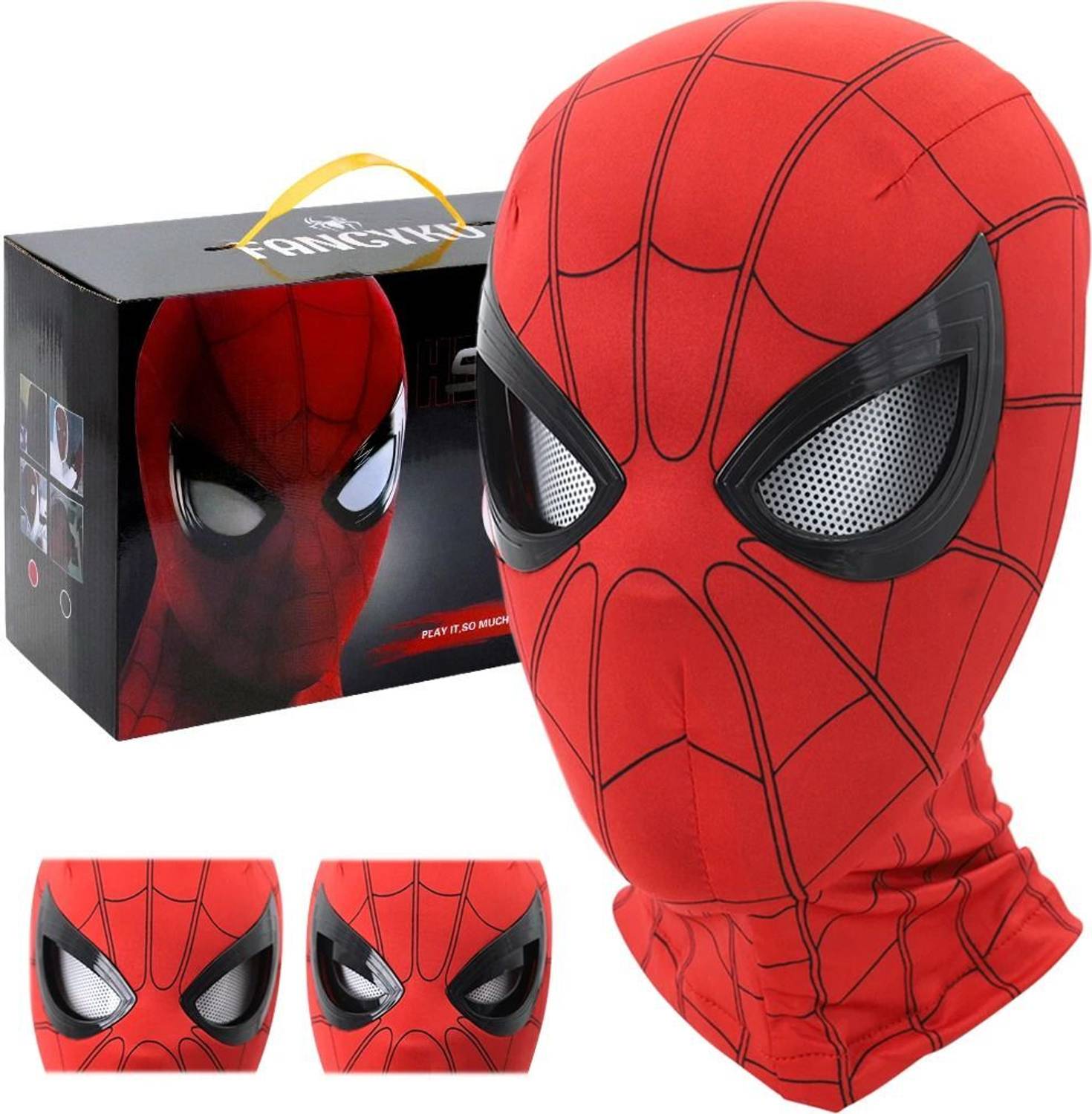 WATER FOUNTAIN 3D Superhero Mask with Blinking Eyes