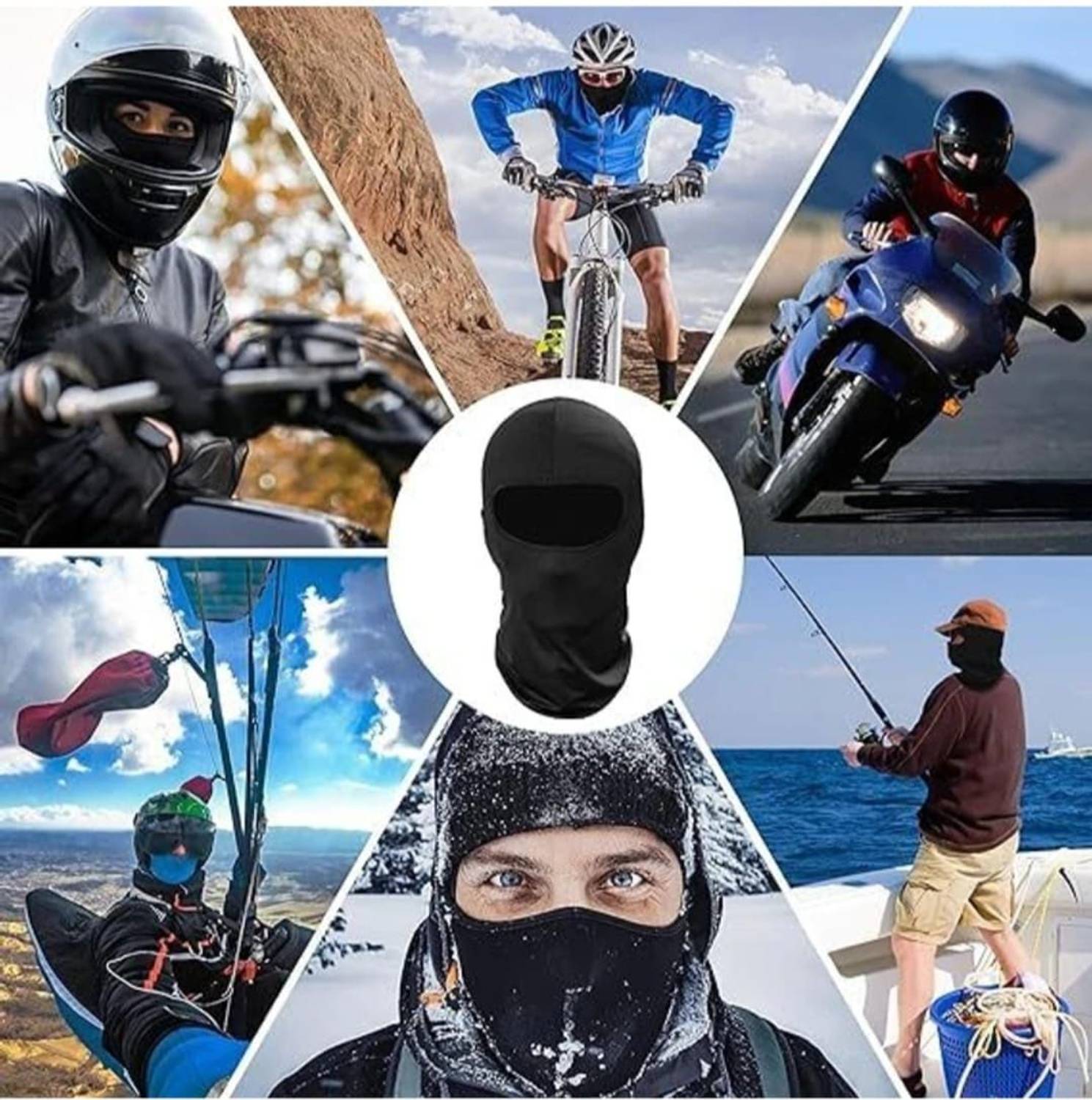The embryonix Bike Rider Mask Black Pack of 1 - Image 3