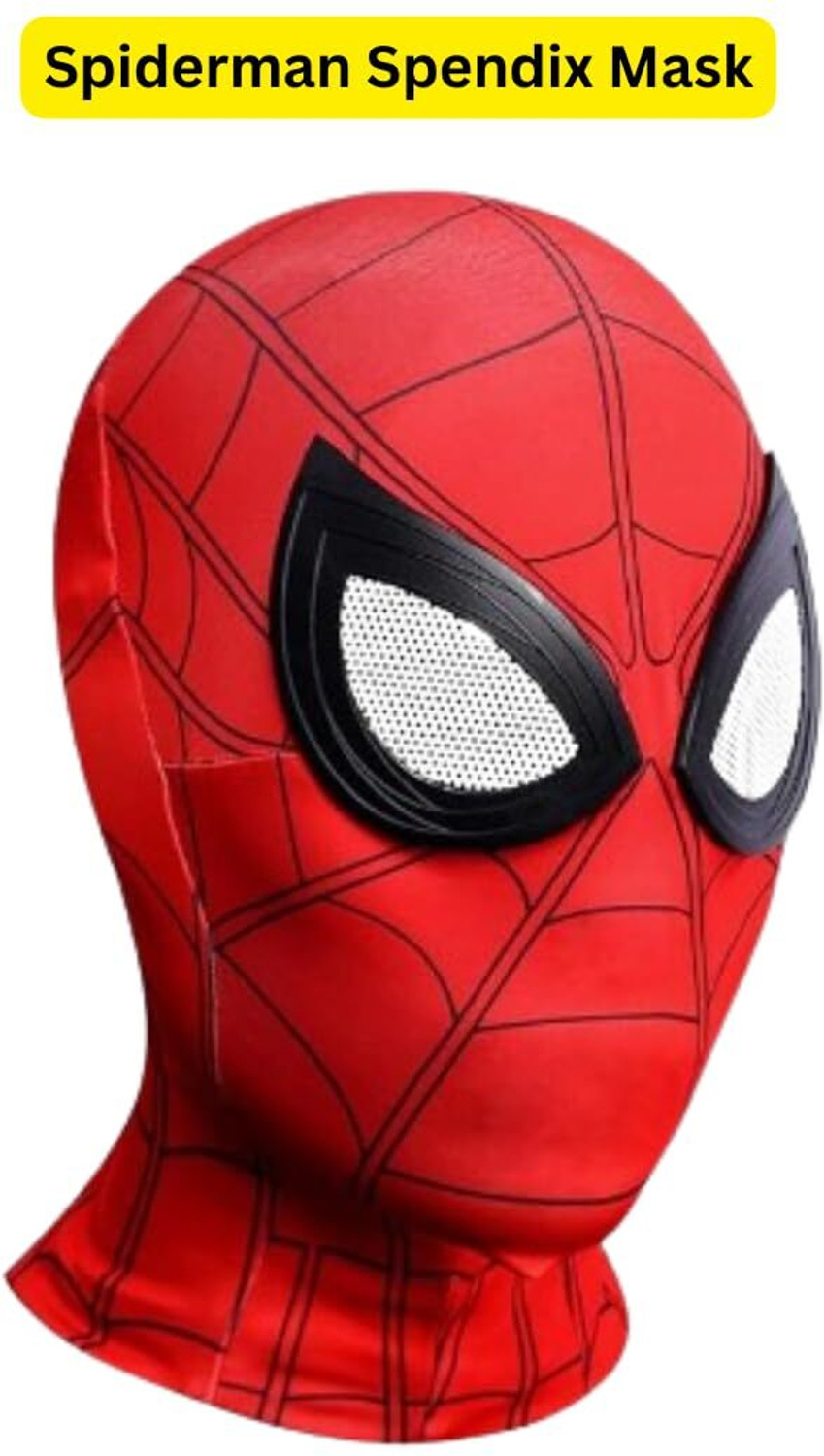 Image of SHOPOGENIX Superhero Spider Costume Mask with Moving Eyes,Stretchable Costume Mask Party Mask