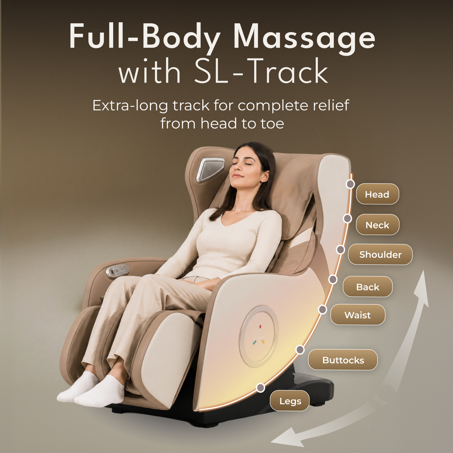 Image of Cult Massage Chair | SL-Track Full Body | Zero Gravity | Heating for Waist & Calves Massage Chair