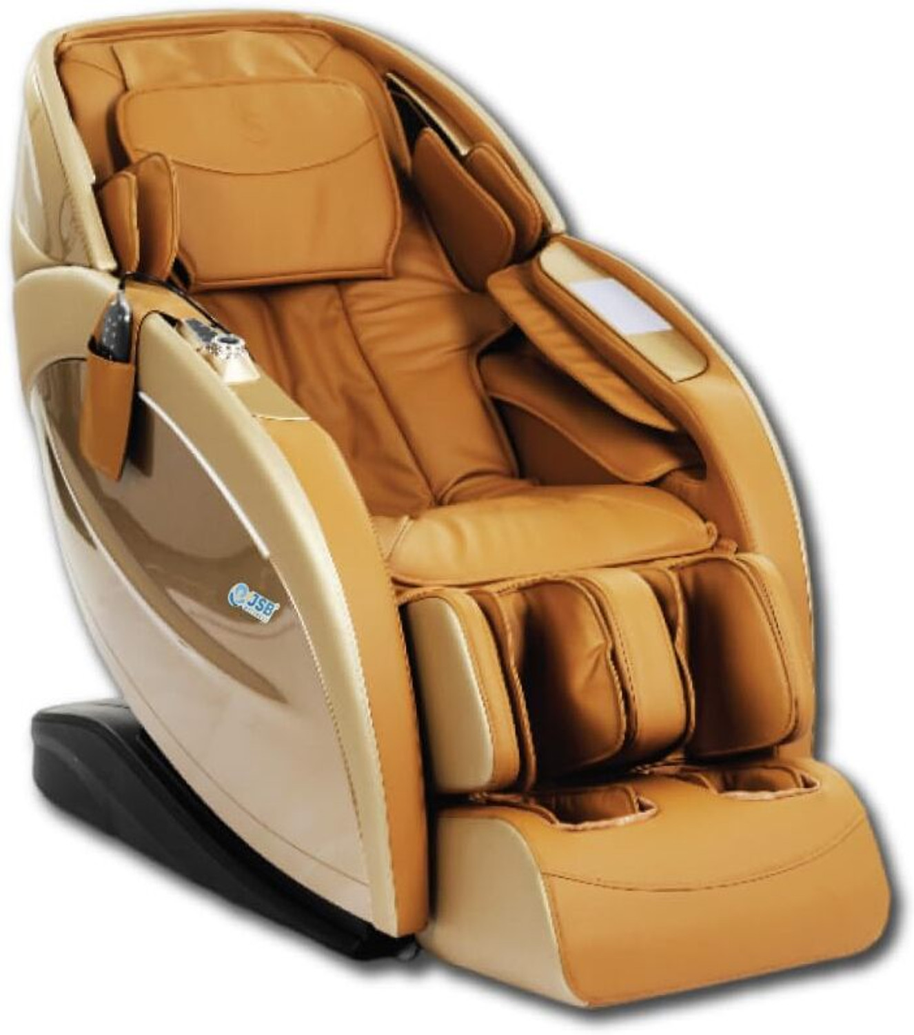 Image of JSB MZ08 Massage Chair Recliner Zero Gravity for Home Stress Relief (Gold Brown) Massage Chair