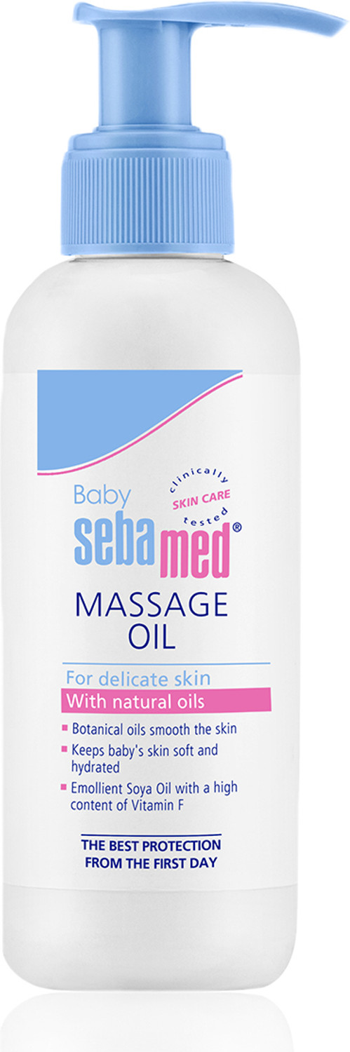 Image of Sebamed Baby Massage Oil| With Soya Oil|Non- greasy|Ideal for newborn