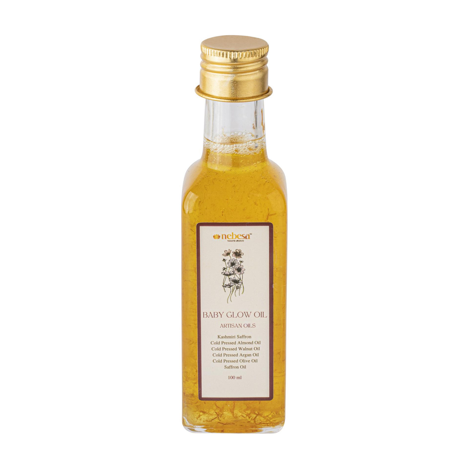Nebesa Organics Skincare Baby Glow Massage Oil