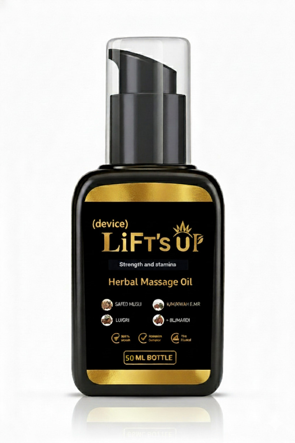 Image of LIFT'S UP massage oil and massage oil for men