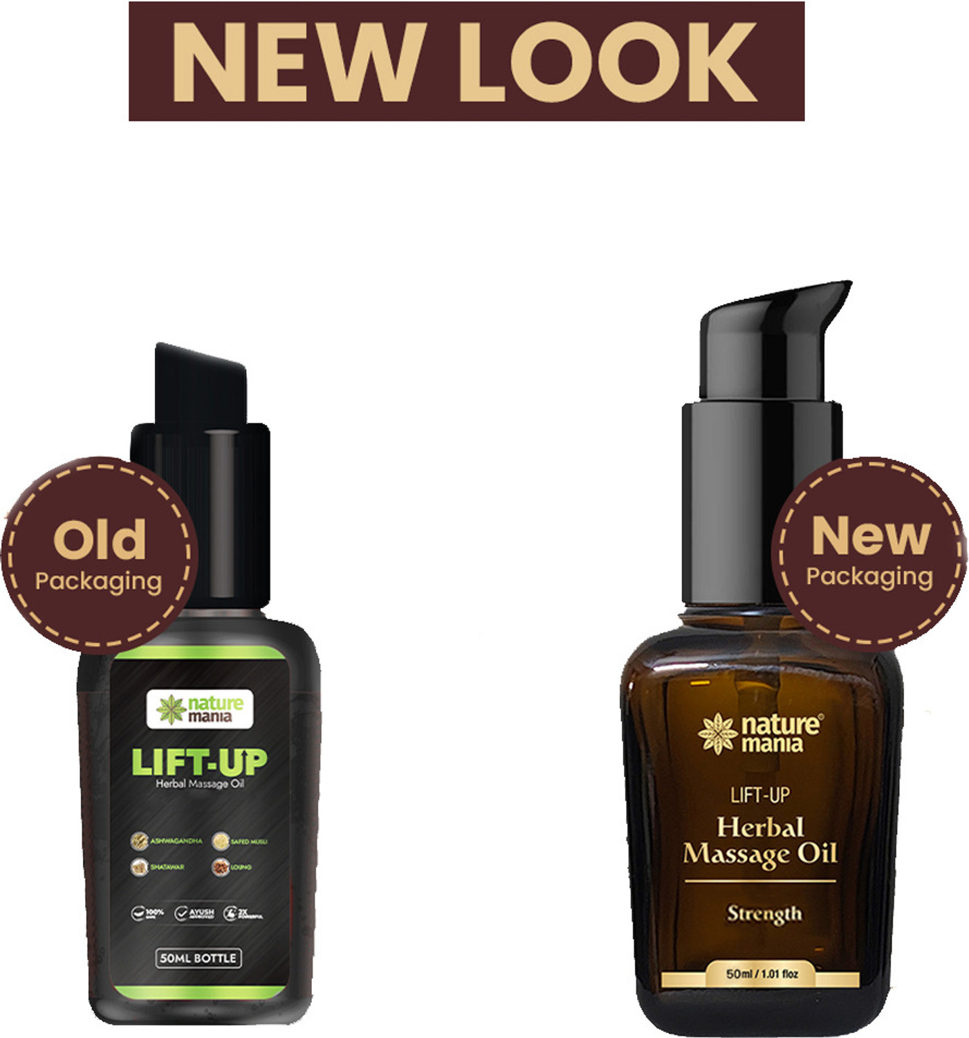 Image of NATURE MANIA Lift Up Oil - Gentle Herbal Oil for Daily Strength & Energy
