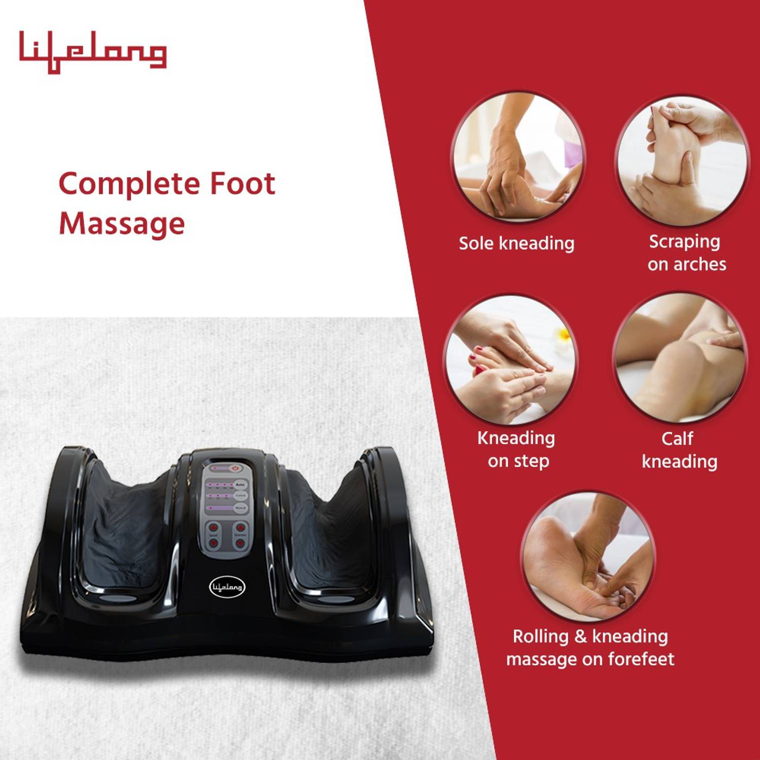 Lifelong LLM486 Electric Foot Massager - Image 2