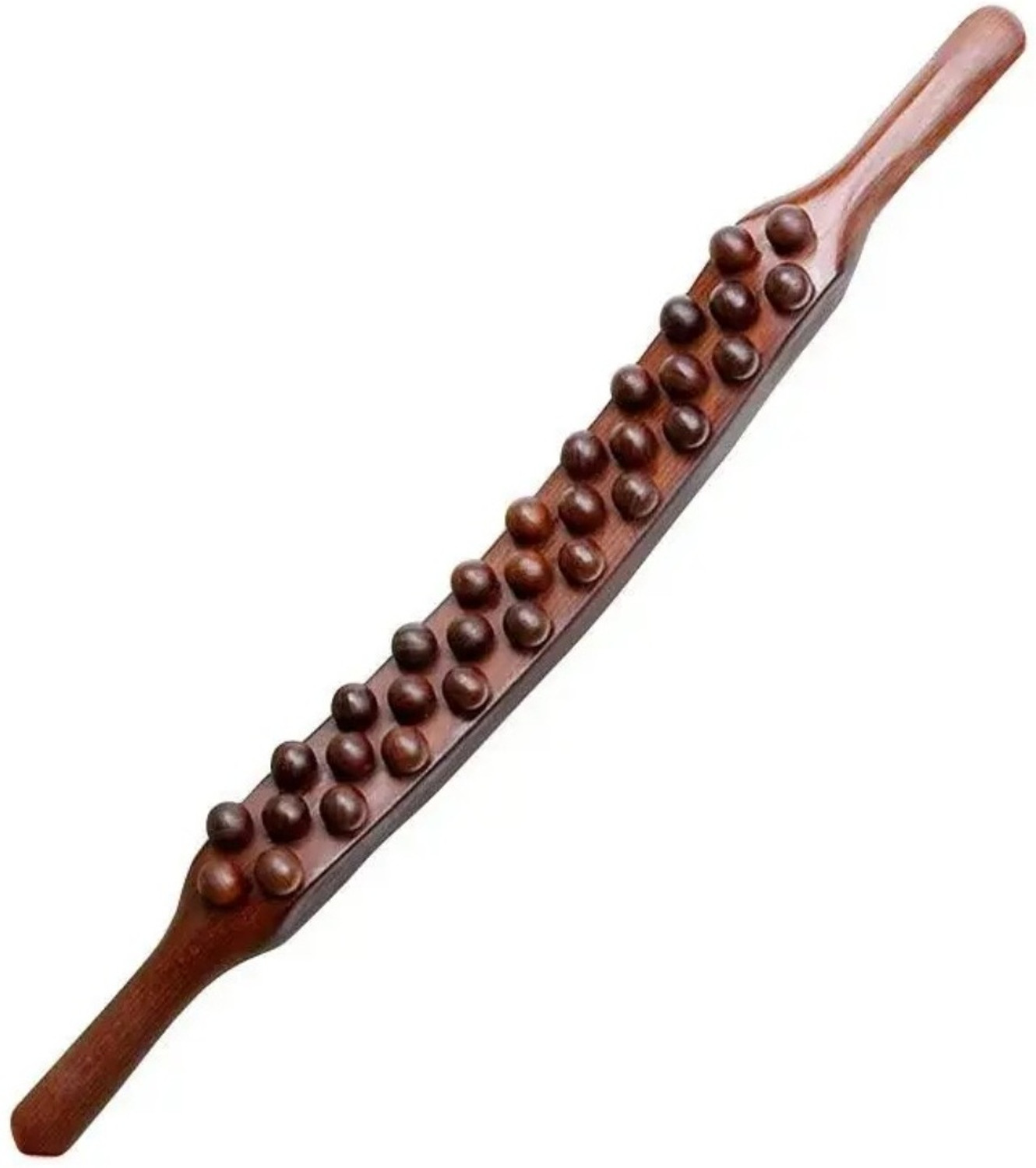 Image of Kruvad Wooden Stick Massager Wooden Stick Massager Gua Sha Muscle Relaxation for Back, Legs, Arms Neck Muscle Massager