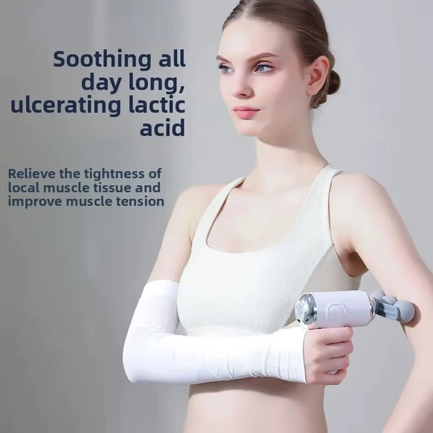 Image of Zovilstore 9 In 1 Mini Gun Massager Machine for Pain Relief 6 Speed TypeC Charging massager