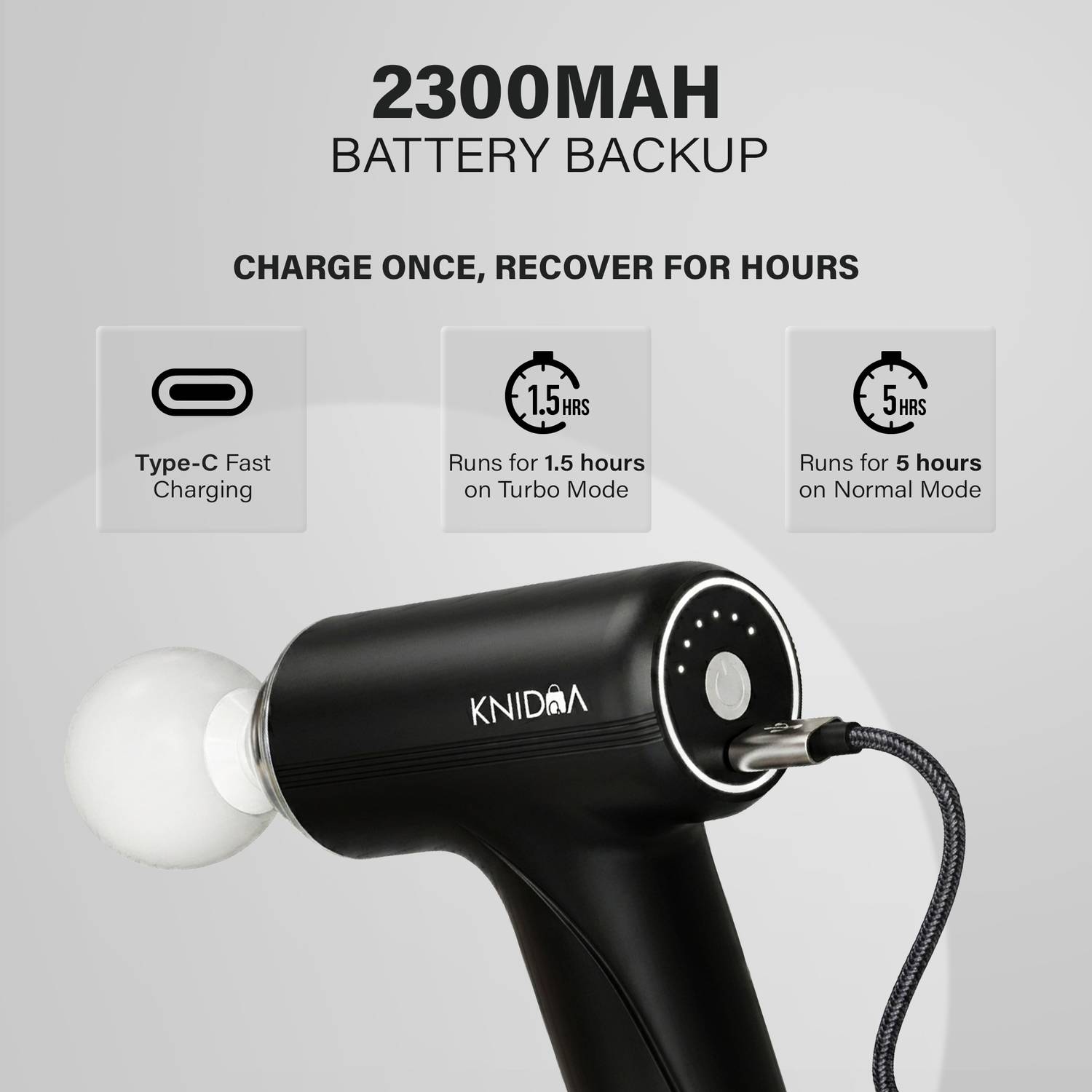 knidaa store Gun Massager for Full Body Pain Relief - Image 4