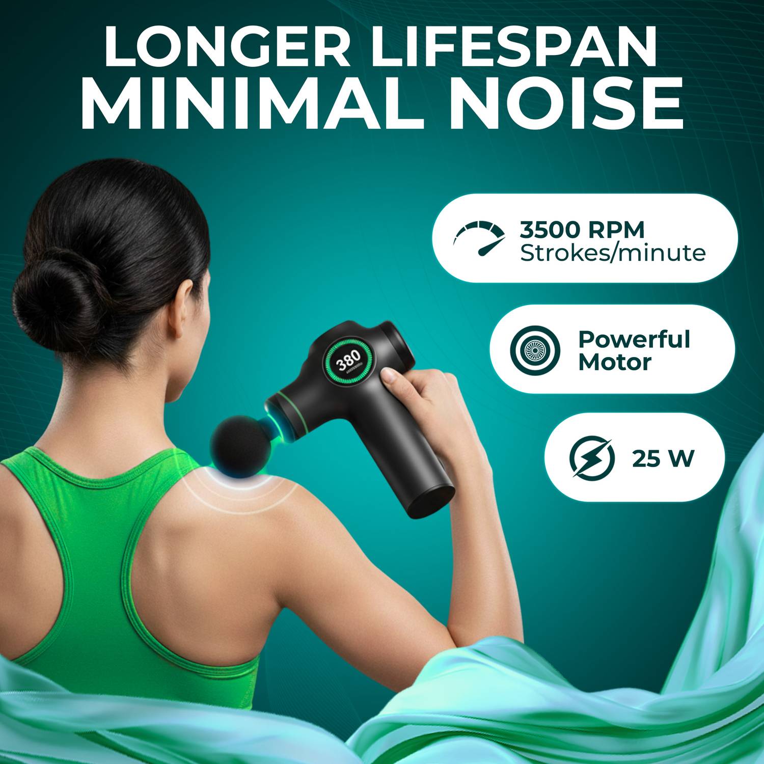Miggon Portable Deep Tissue Massage Gun - Image 4