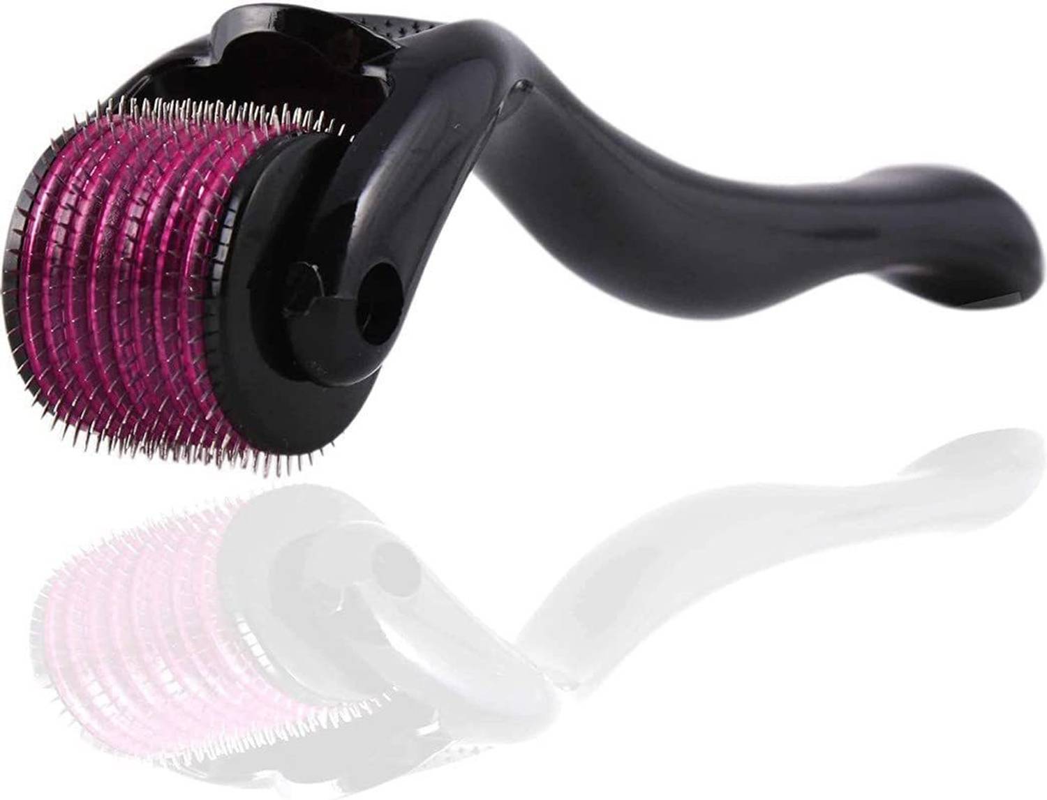 ACUPRESSUREMART Derma Roller with 540 Titanium Needles Suitable for Beard Also | Reduces Hair Fall | Stimulates Hair Follicles Massager