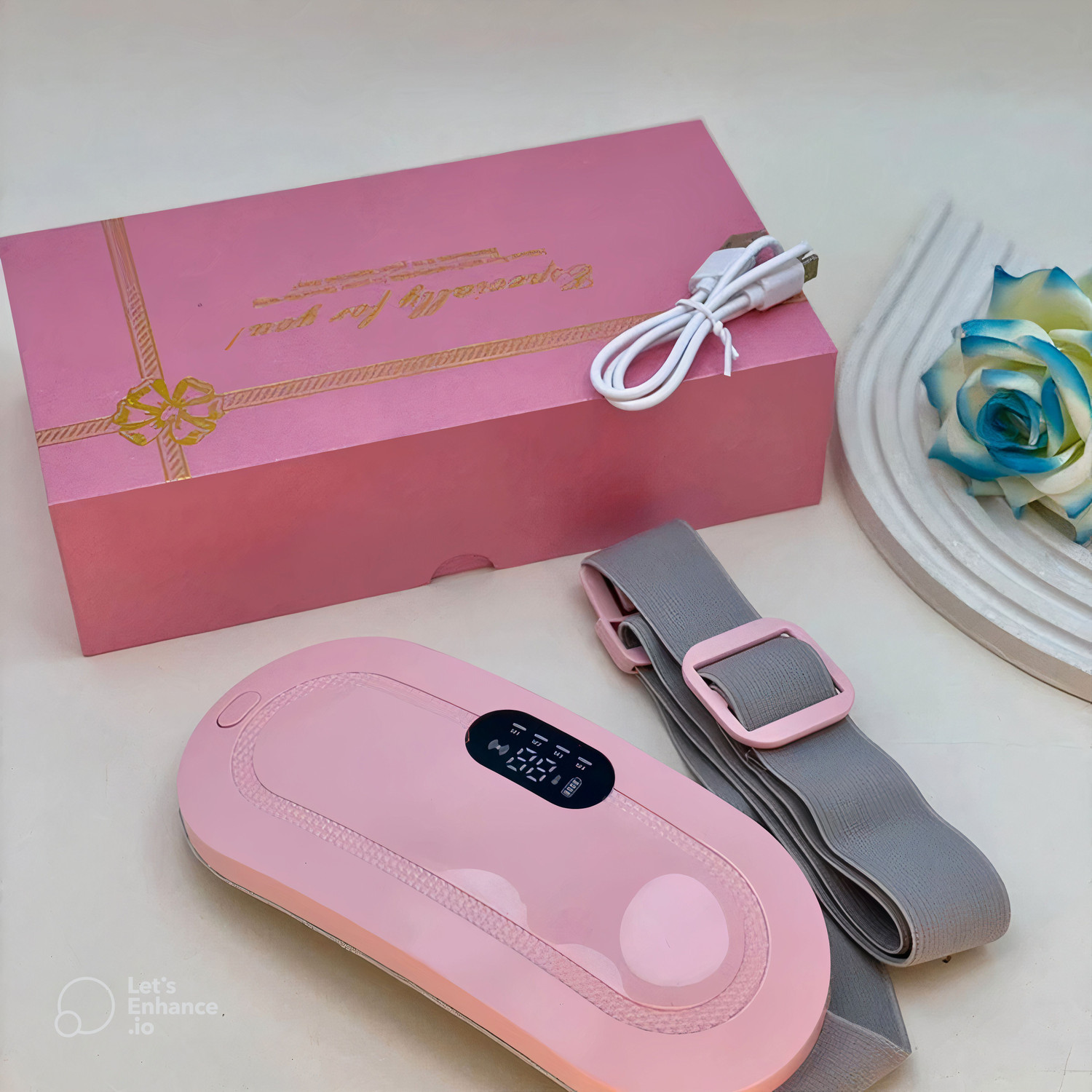Image of BELENZO Menstrual Cramps & Pain Relief | Heated & Adjustable, Travel Friendly Period Massager Massager