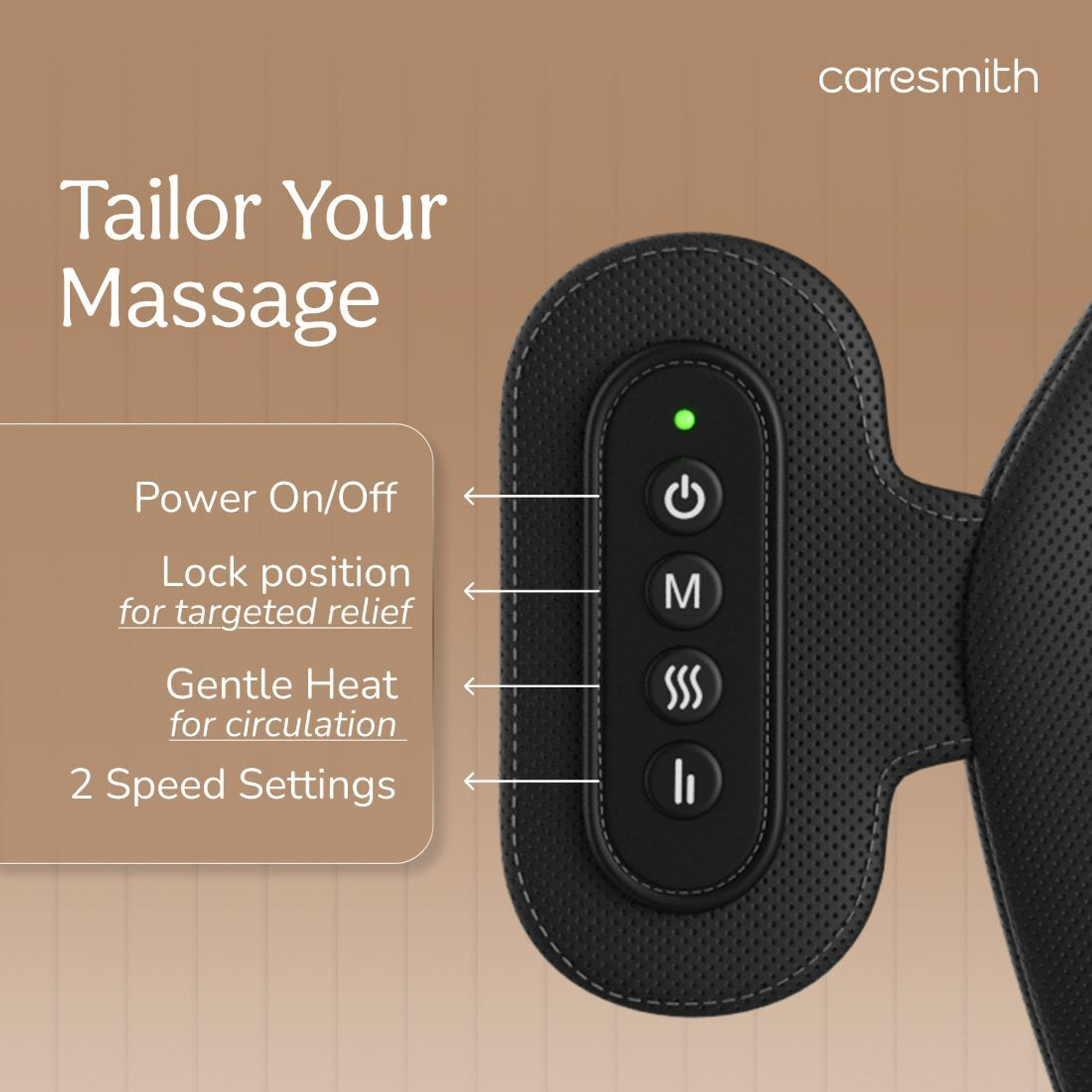 Image of caresmith FCS0160 Caresmith Revive Back Massager