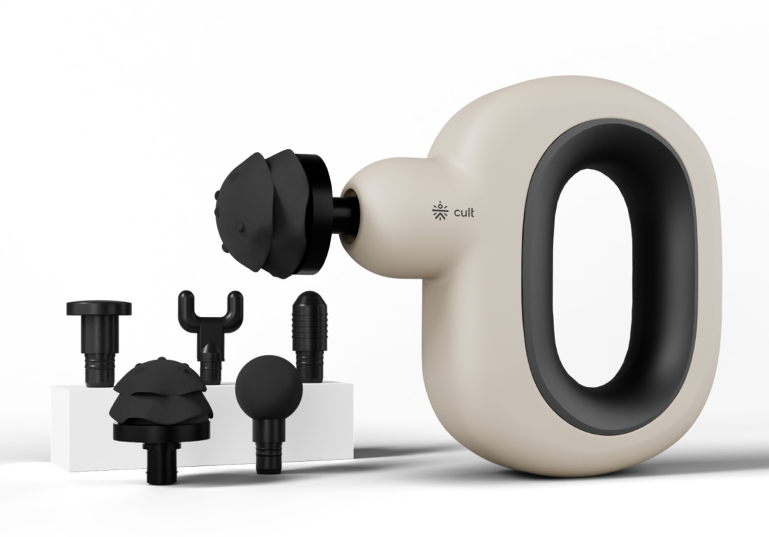 Image of Cult Halo gun Pain Relief, Deep Tissue Full Body Gun Massager