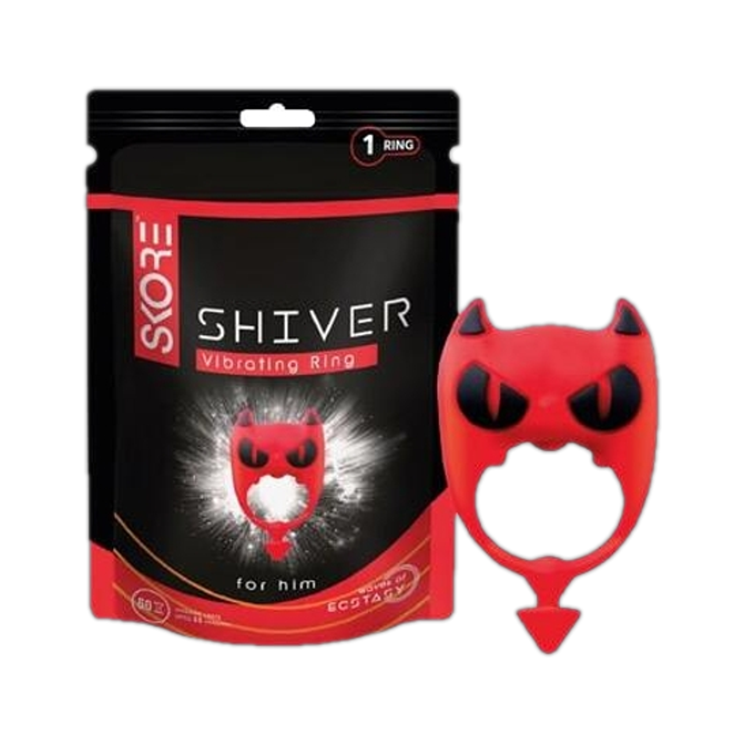 Image of SKORE Shiver Personal Vibrating Intimate Ring | 60 min Run Time | For Him Massager