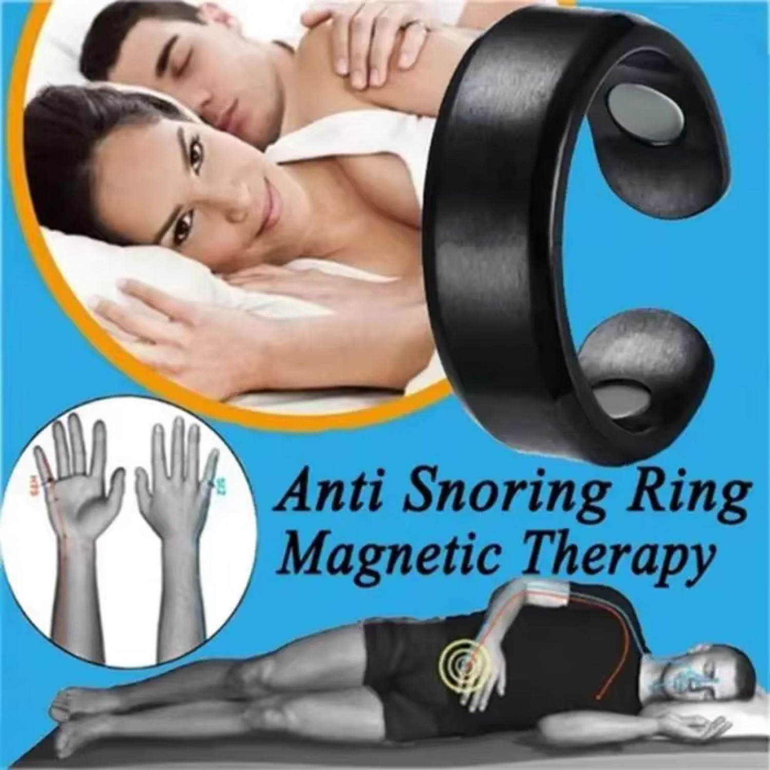 Image of WYNX Sugar & BP Support Set - Acupressure Ring & Clip for Natural Wellness & Comfort Massager