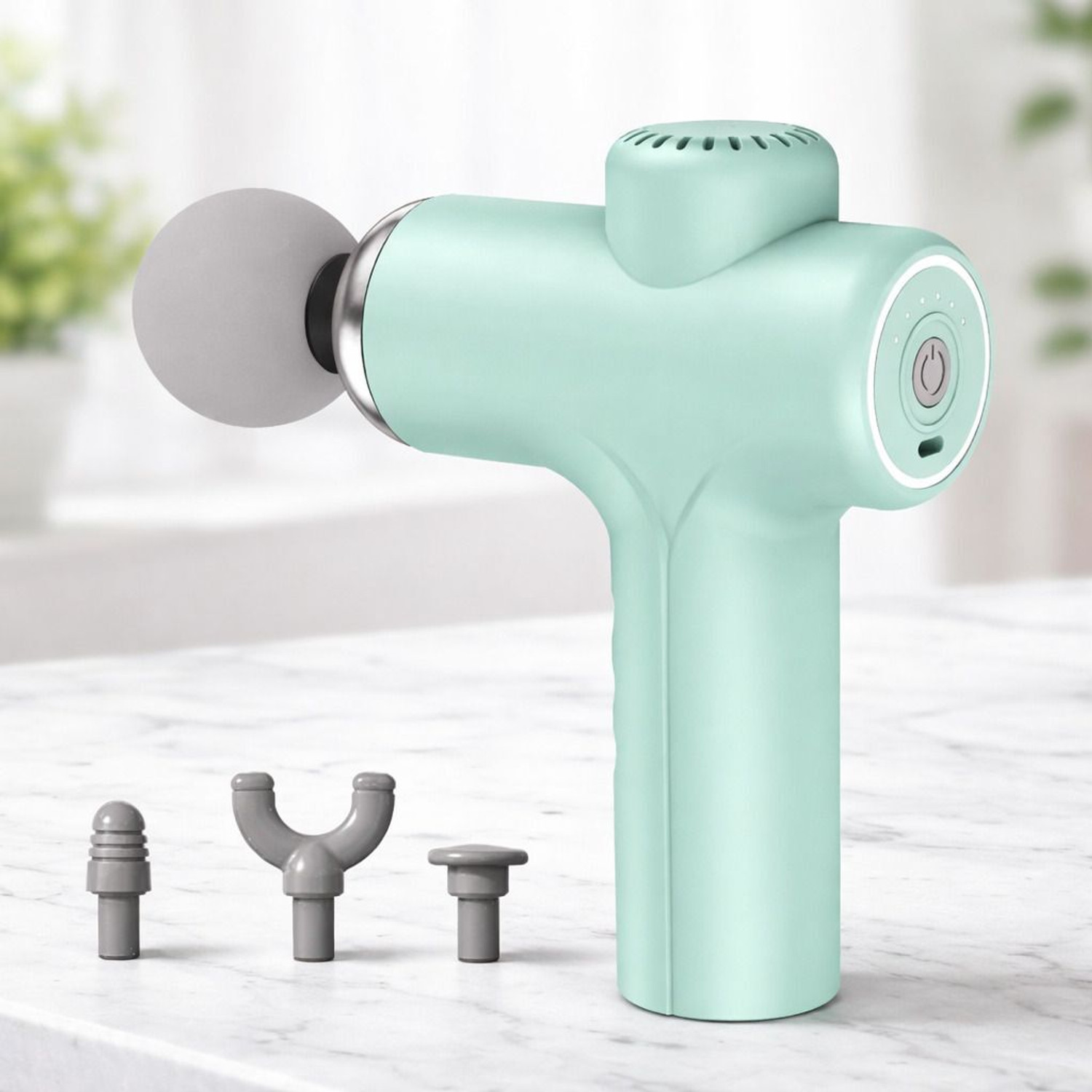 Image of HMAM 1043 Portable Body Massager | Deep Tissue Muscle Massage Gun Massager (Green)